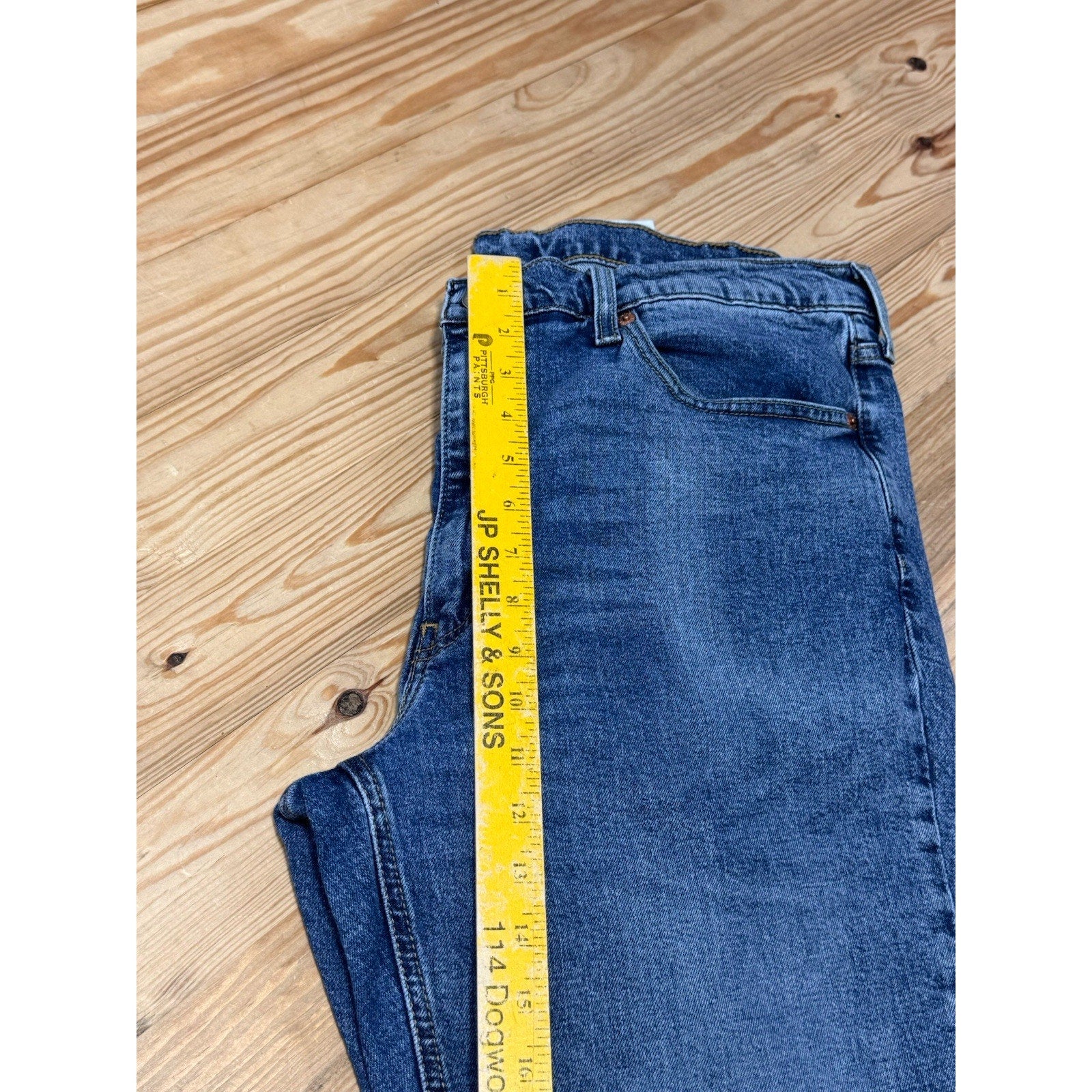 Levis 541 Dark Wash Blue Jeans Denim Straight Fit Men’s Size 38X29