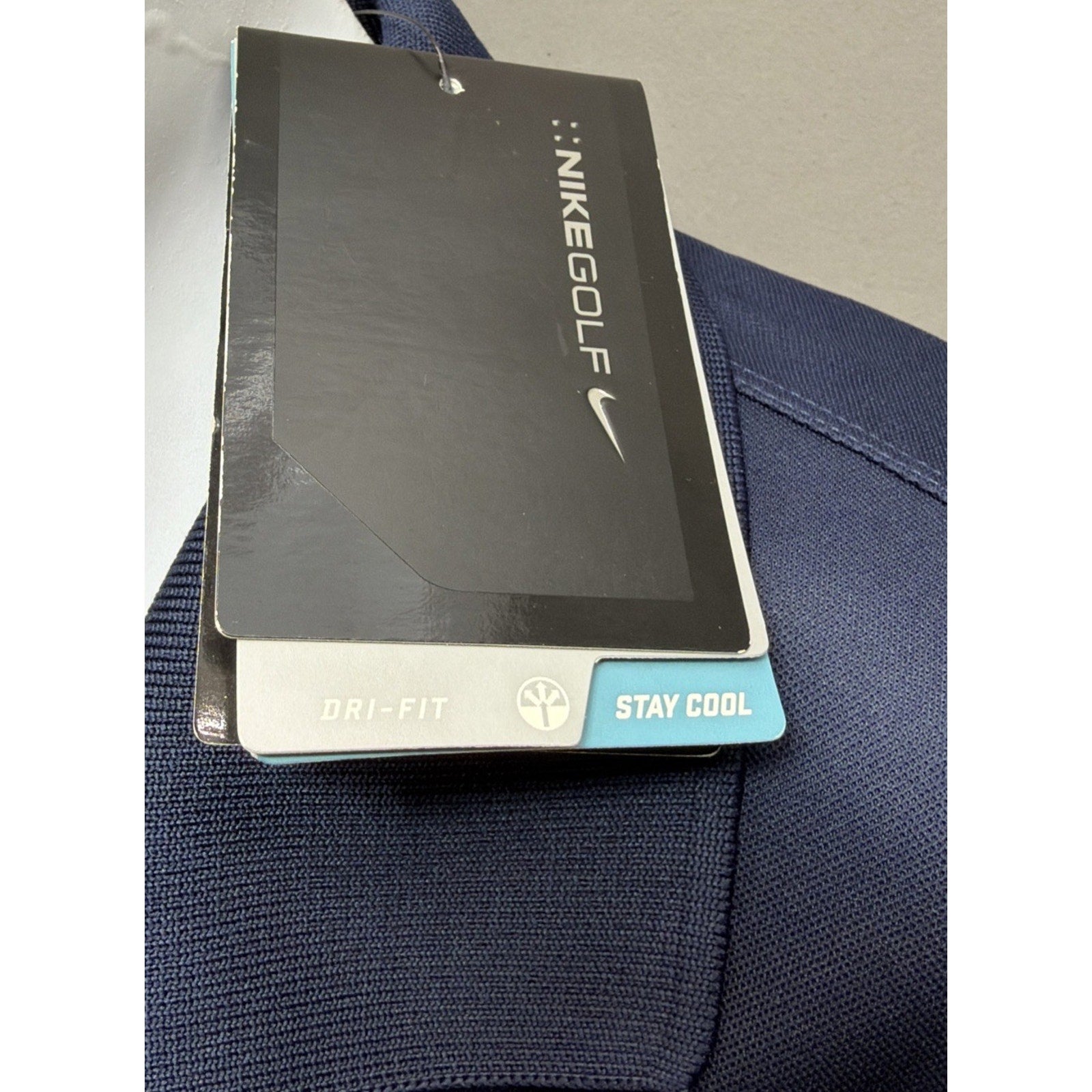 Nike Golf Dri-FIT Victory Men’s Polo Shirt Navy SZ: L Company Logo 363807-451