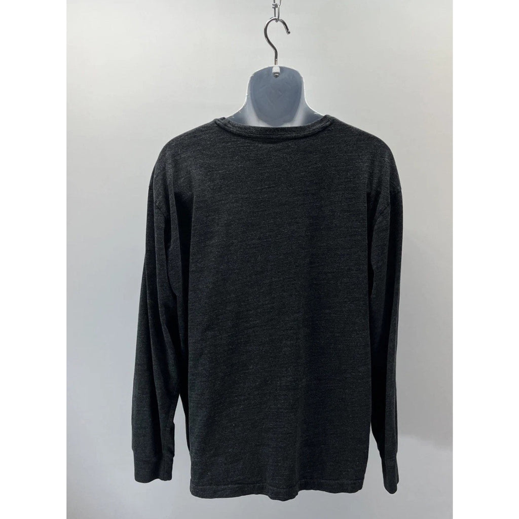 Polo Ralph Lauren Heather Grey Crew Neck Cotton Longsleeve Shirt Men's XL