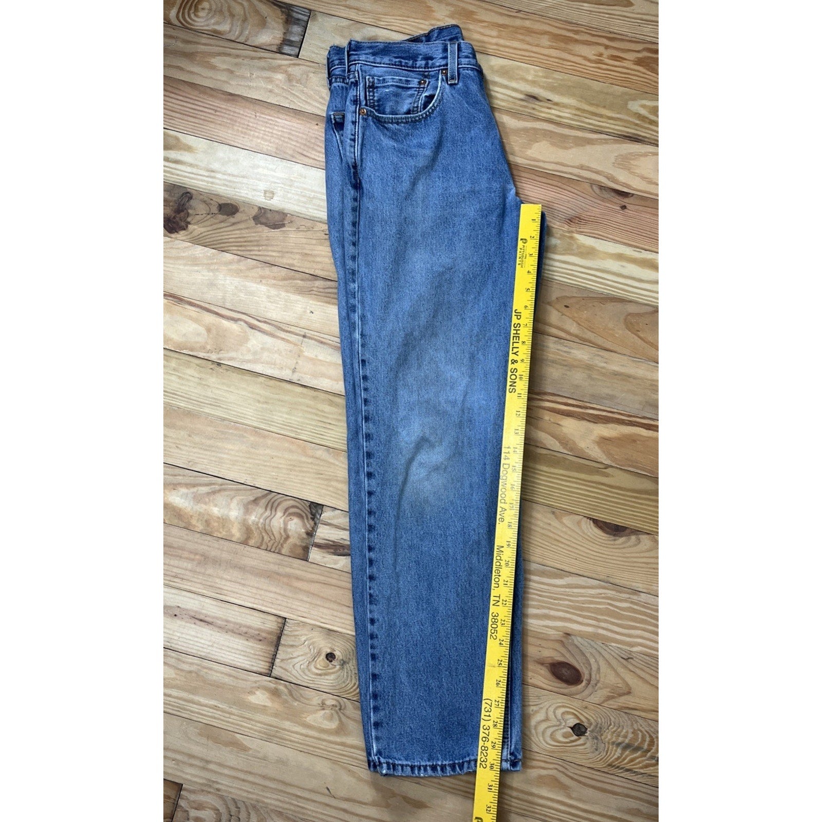 Levi's 550 Jeans Men's 32x32 Blue Relaxed Medium Wash Straight USA Denim