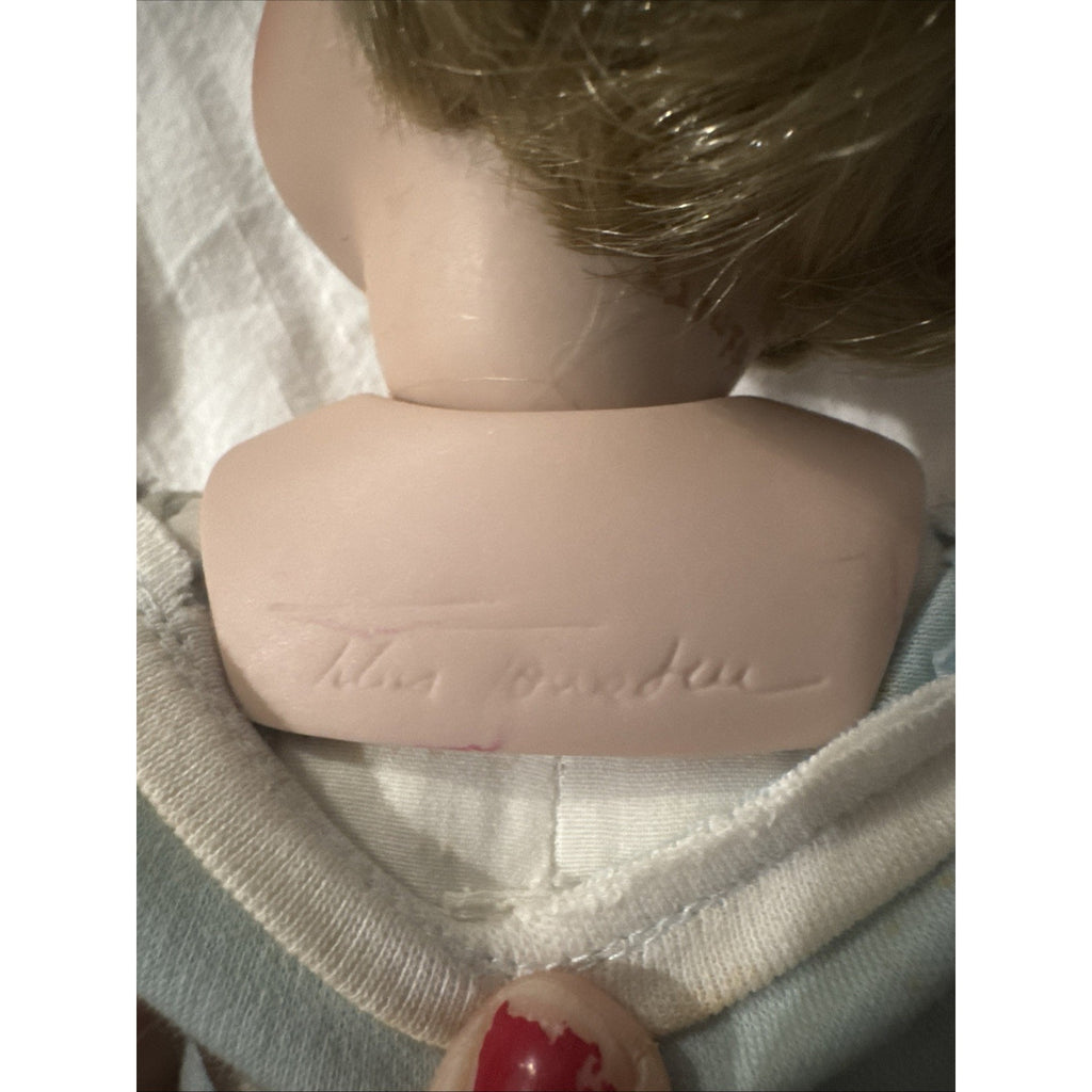 Ashton Drake Galleries Tuck Me In, Mommy Porcelain Baby Boy Doll