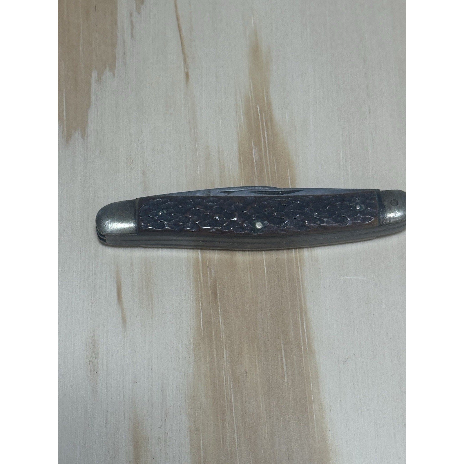 Carl Schlieper Eye Brand Knife Solingen Germany Stag 3 Blade Vintage Pocket Knif