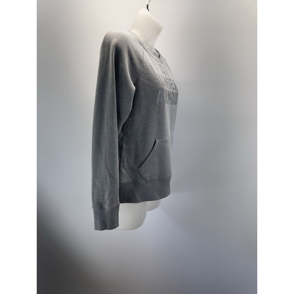 Under Armour Sweatshirt Women’s Small Grey Cold Gear Gray Pullover Pocket