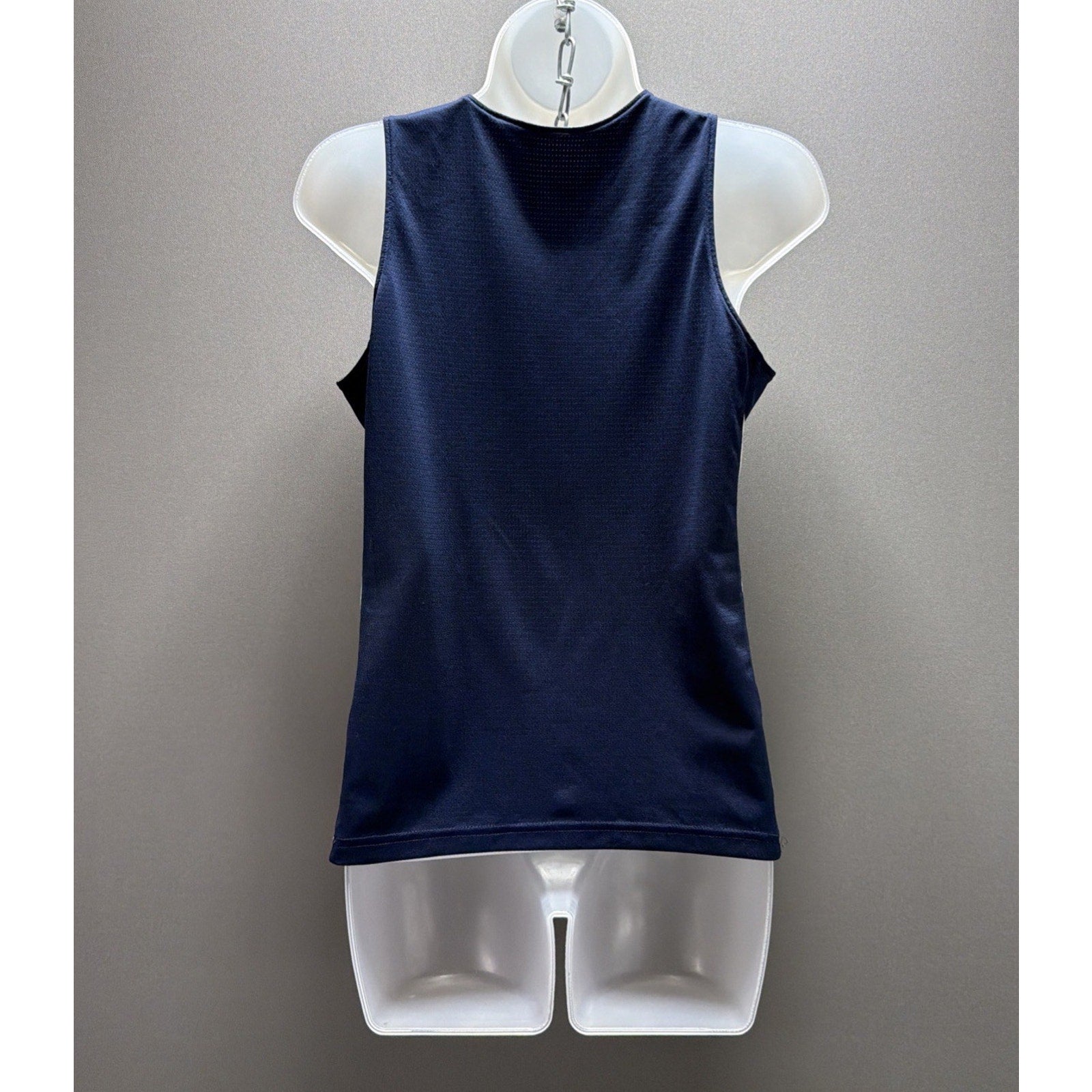 NIKE WOMENS Engineered BASKETBALL JERSEY TOP SIZE L NAVY/WHITE