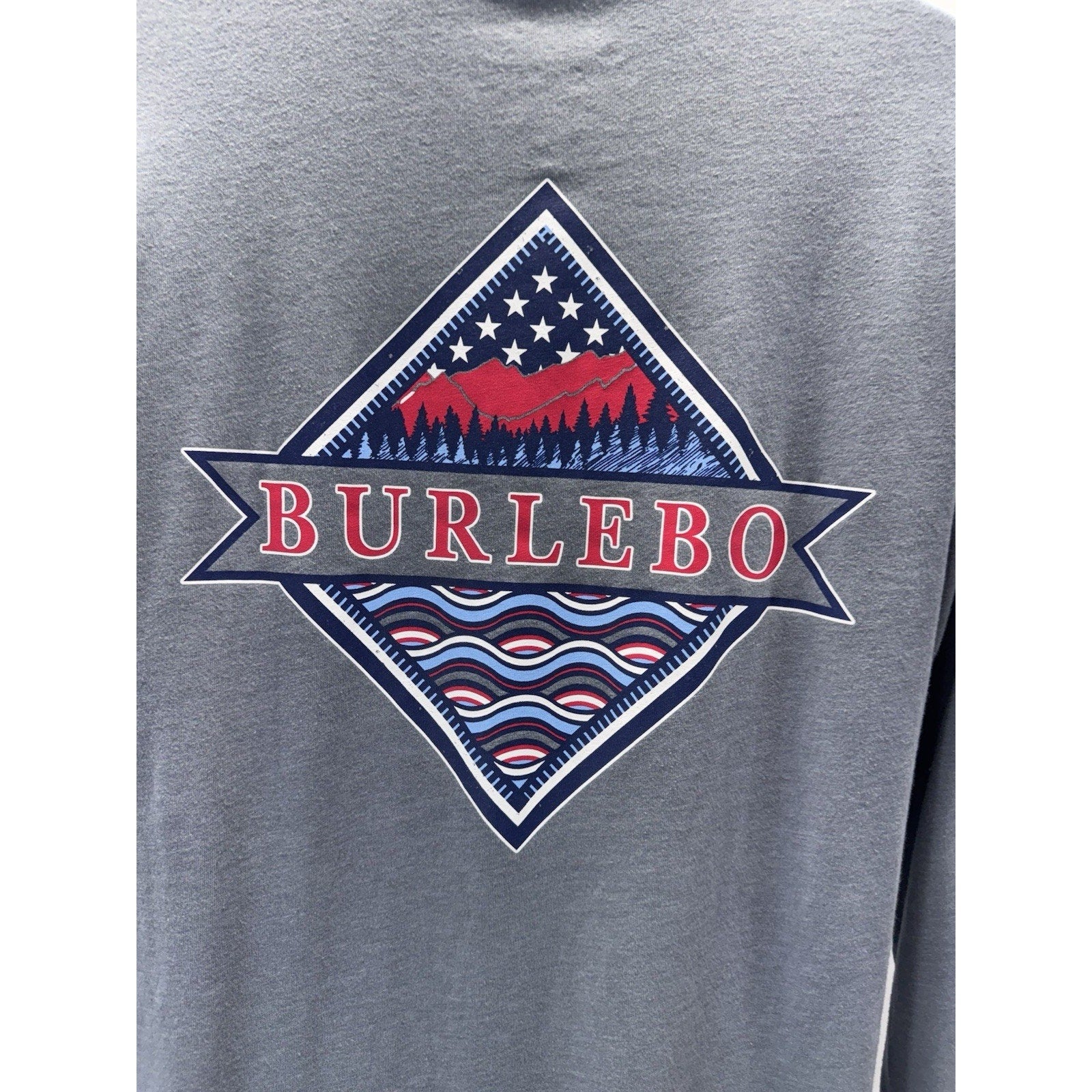 Burlebo Retro Long Sleeve Crew Neck Jersey Size Medium