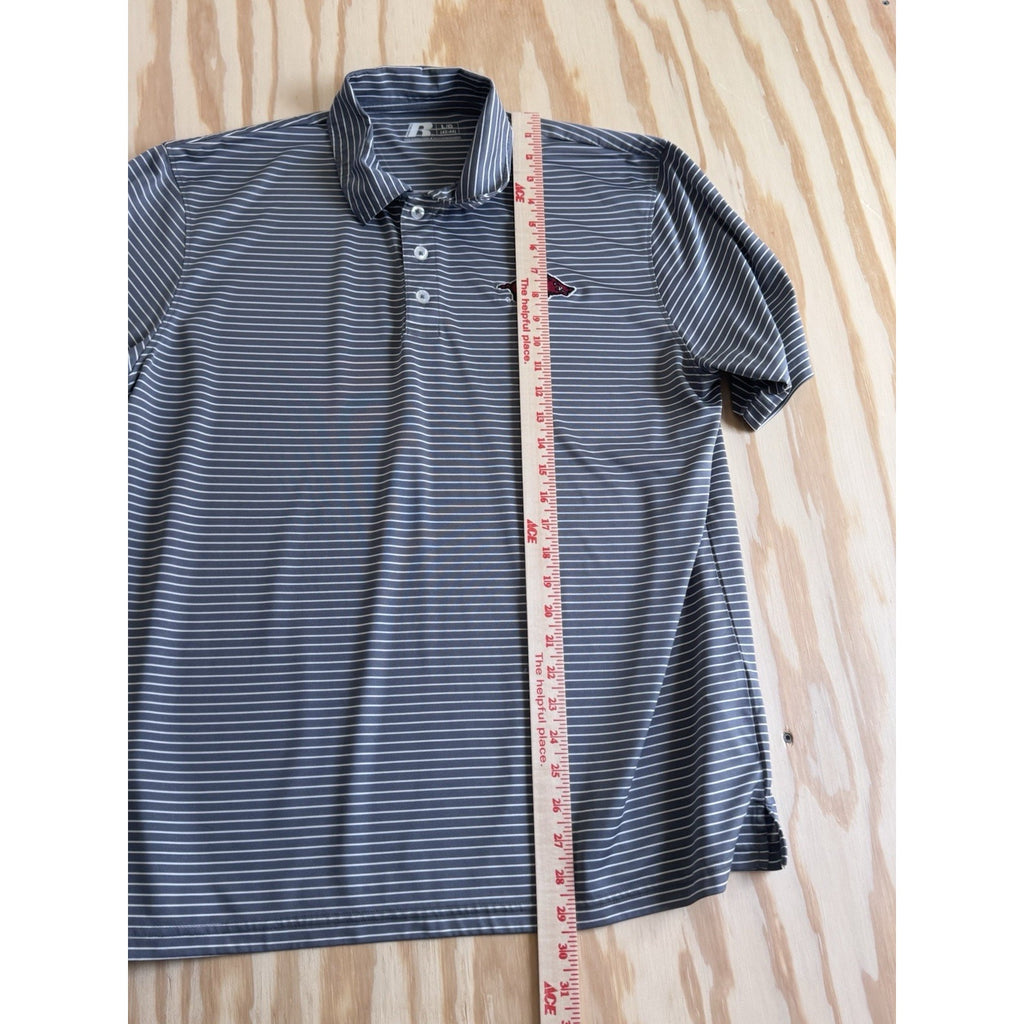 Arkansas Razorbacks Polo L + Hat Top Of The World Russell NCAA Bundle Men’s L