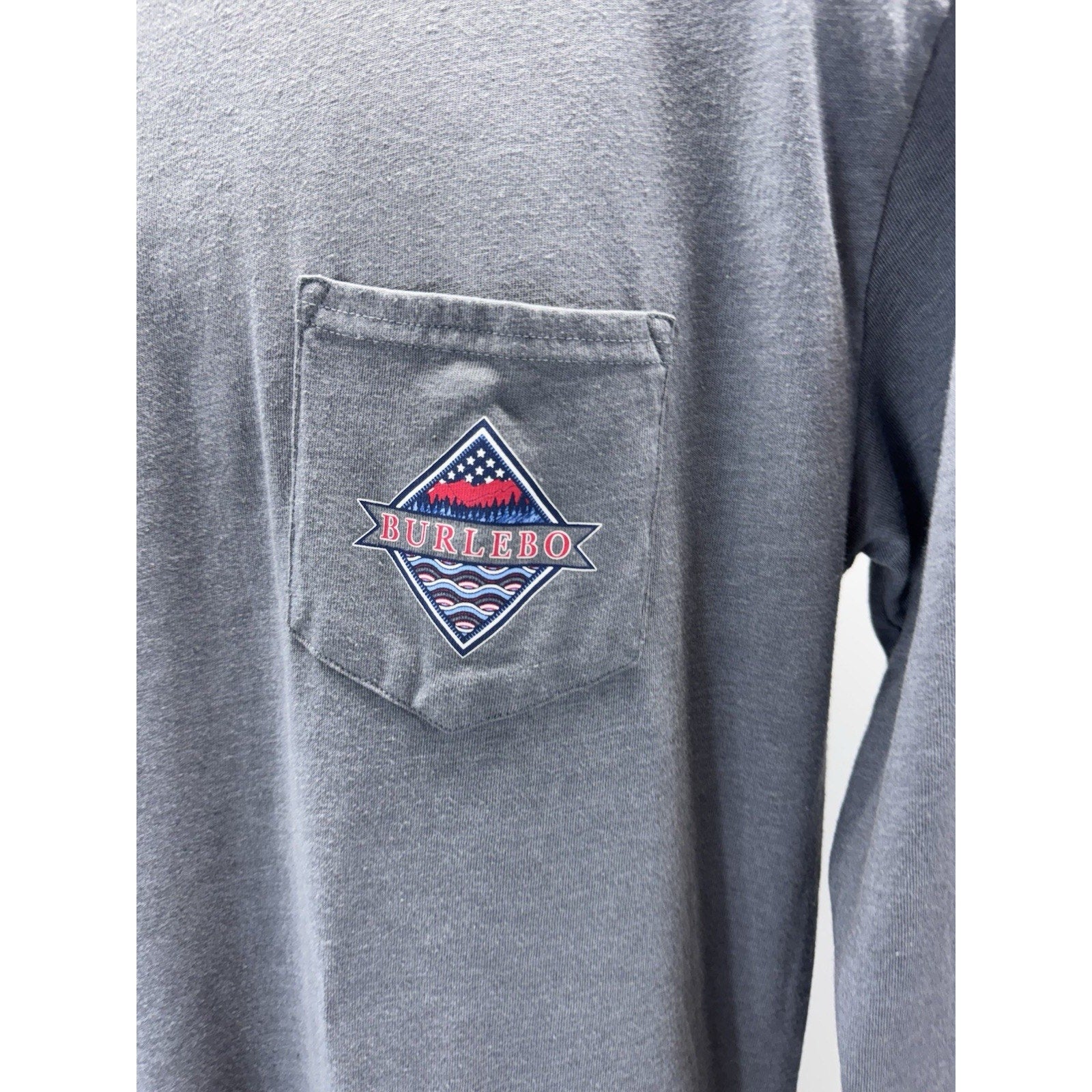 Burlebo Retro Long Sleeve Crew Neck Jersey Size Medium