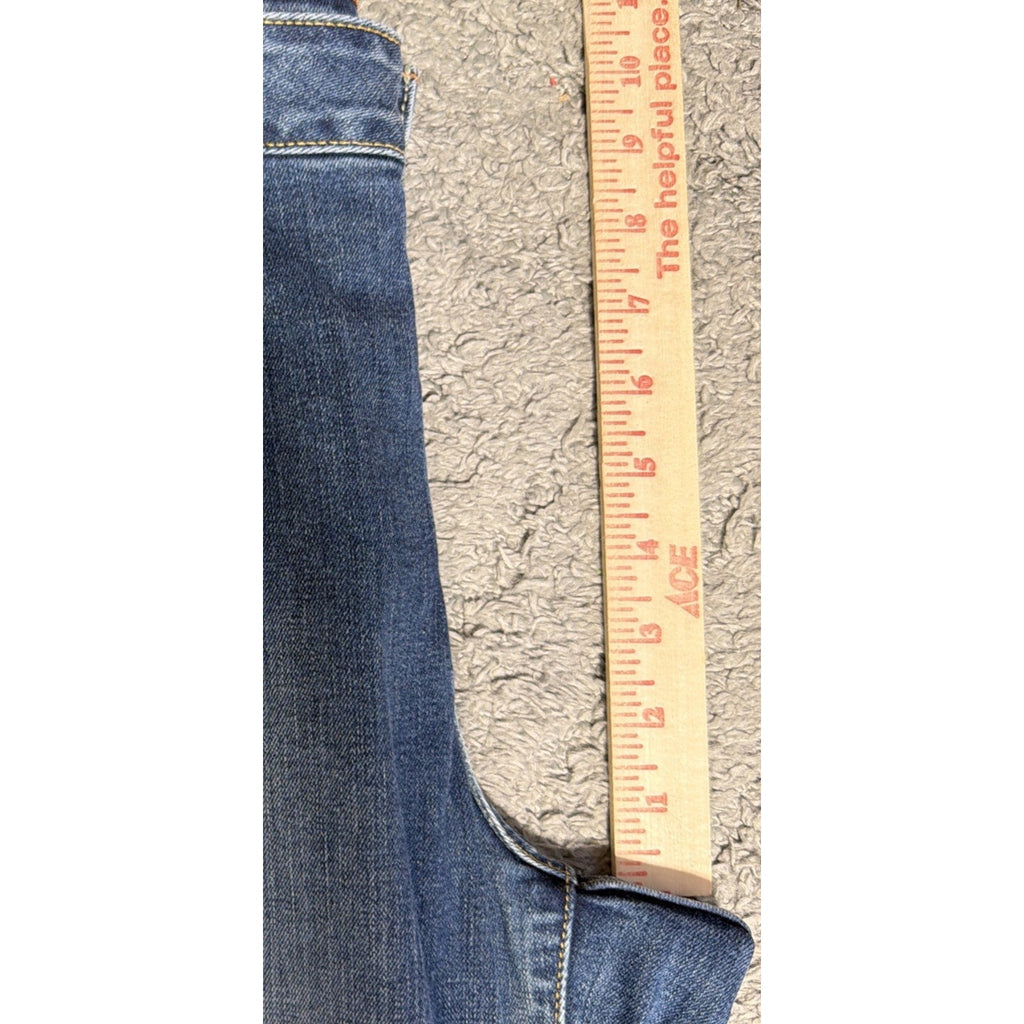 Eddie Bauer Jeans Women's Size 16 Curvy Bootcut Antique Blue Stretch Denim