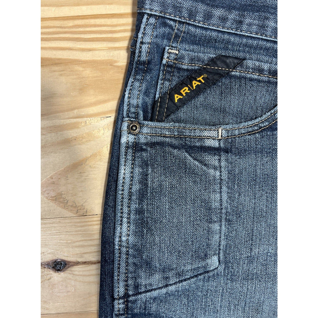 Ariat Rebar Jeans Men's Size 32x34 M5 Straight Fit Straight Leg Medium Wash Work