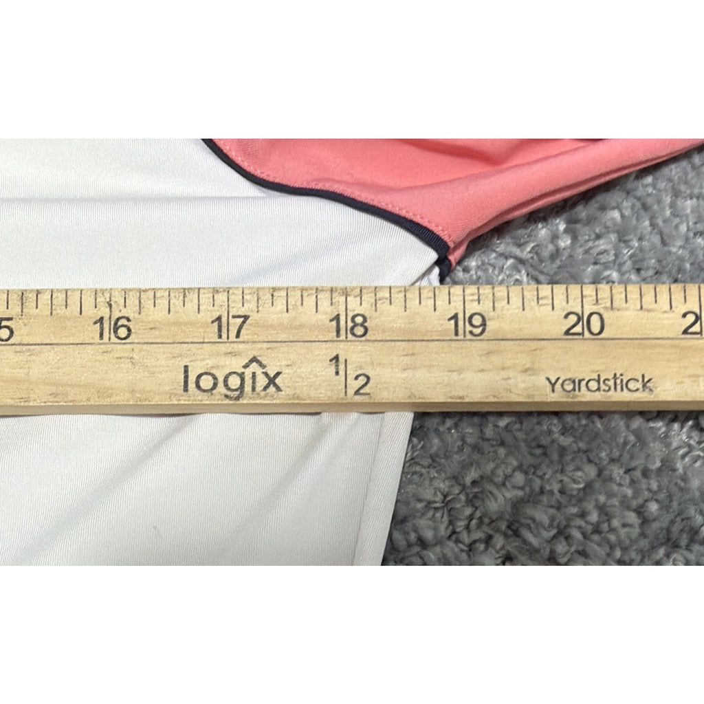 FootJoy Women Longsleeve Sun Protection Golf Pullover White/ Pink Small