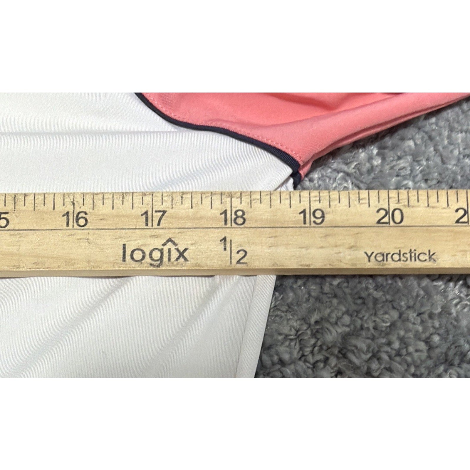 FootJoy Women Longsleeve Sun Protection Golf Pullover White/ Pink Small