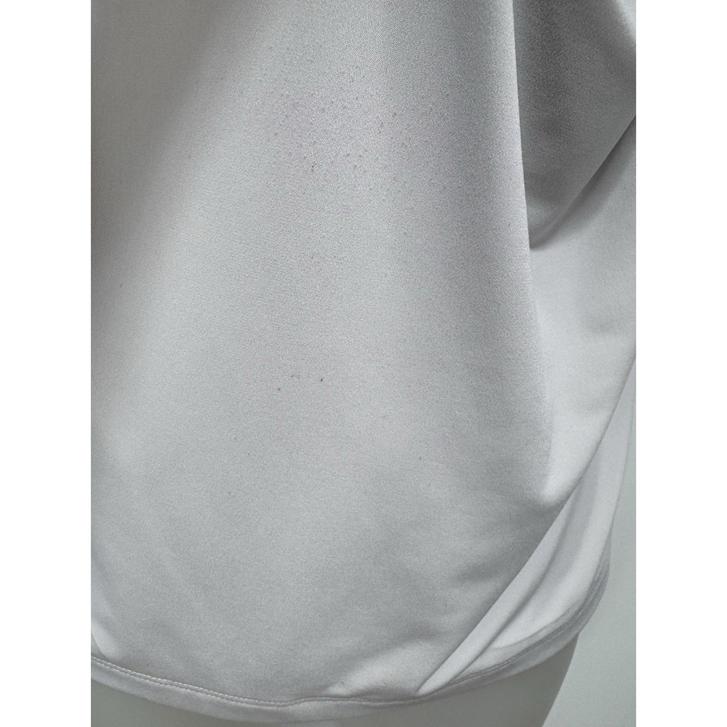 Calvin Klein Draped Neckline Sleeveless Knit Top White Women’s Size XL