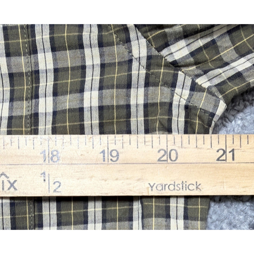 Field Gear Button Up Shirt Mens Small Green Camping Hiking Workwear Outdoor New