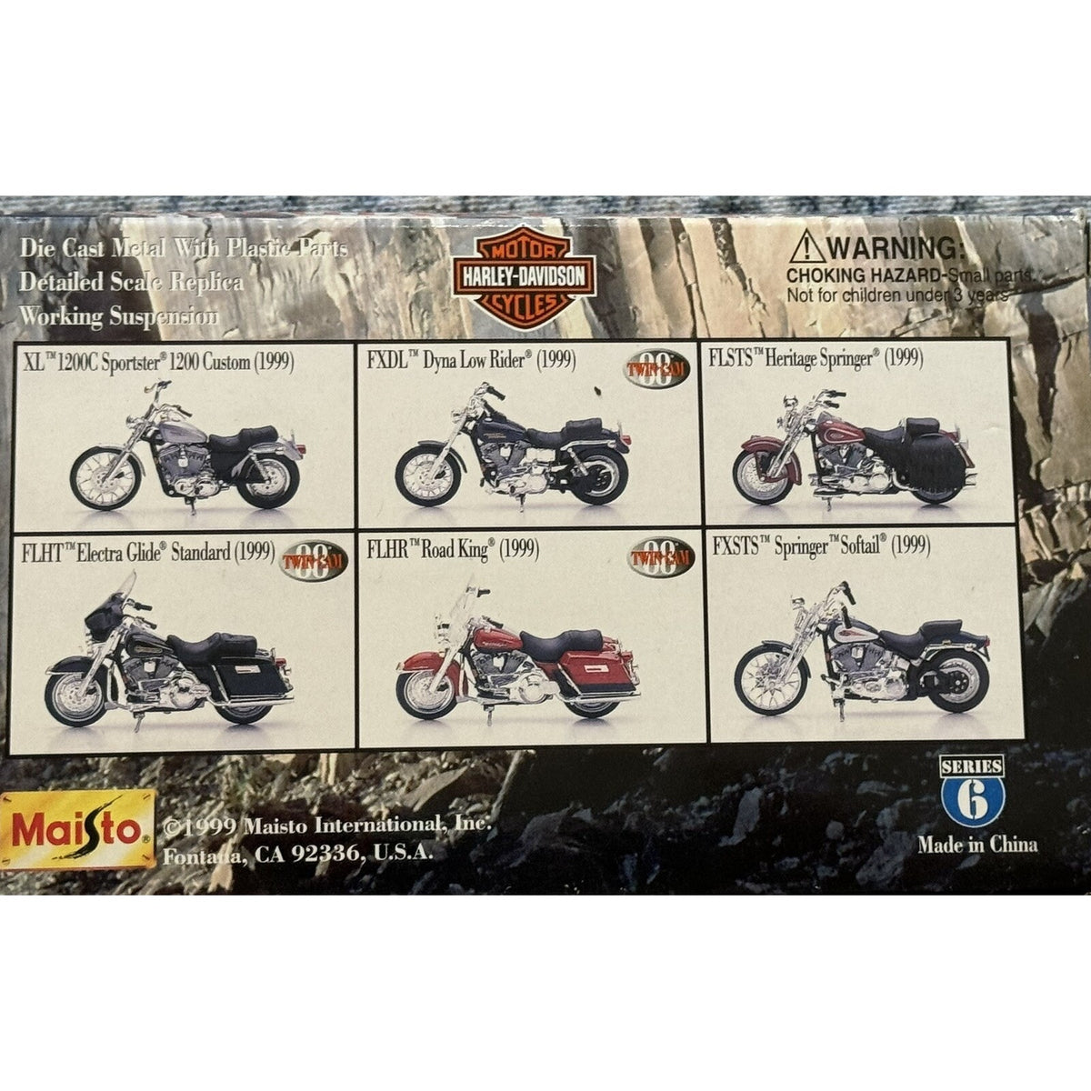 1999 Maisto Harley Davidson #31360 Series 2 1999 FXSTS Springer Softail NIB