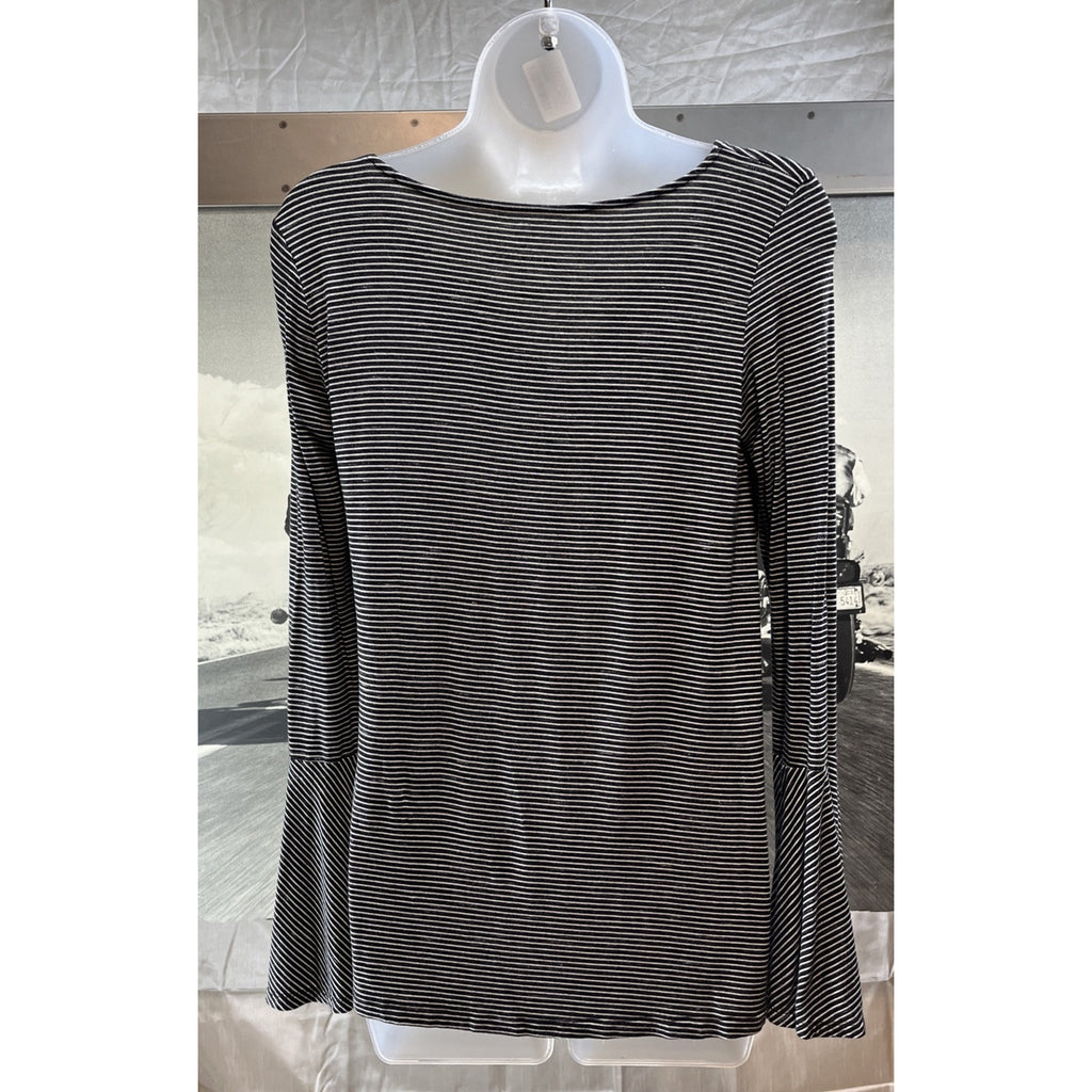 AE Striped Soft & Sexy Bell Sleeve Top Size M