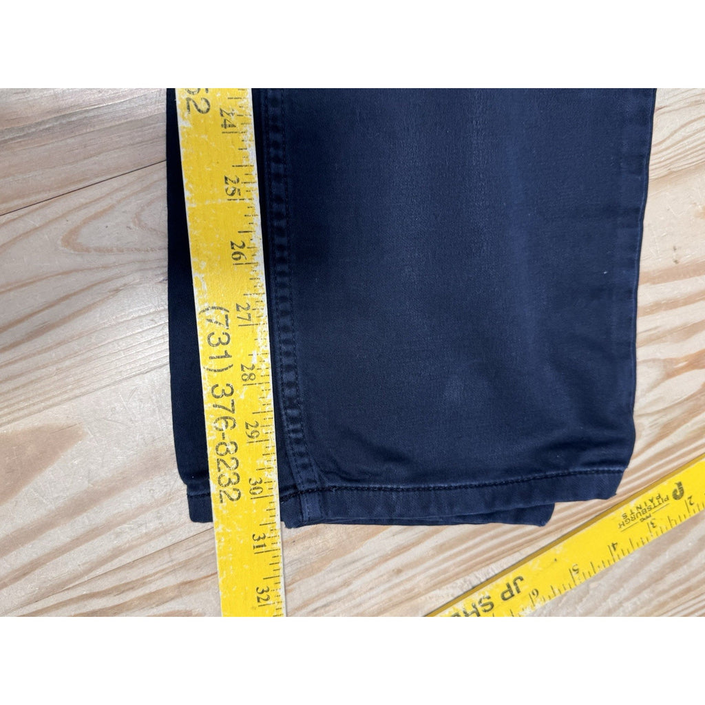 Banana Republic Black Denim Traveler Athletic Slim Fit Stretch Men’s Size 33X32