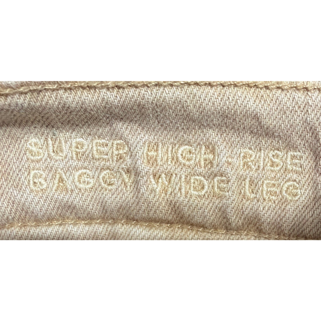 AMERICAN EAGLE OUTFITTERS Super High Rise Baggy Wide Leg Pants 0 25x31