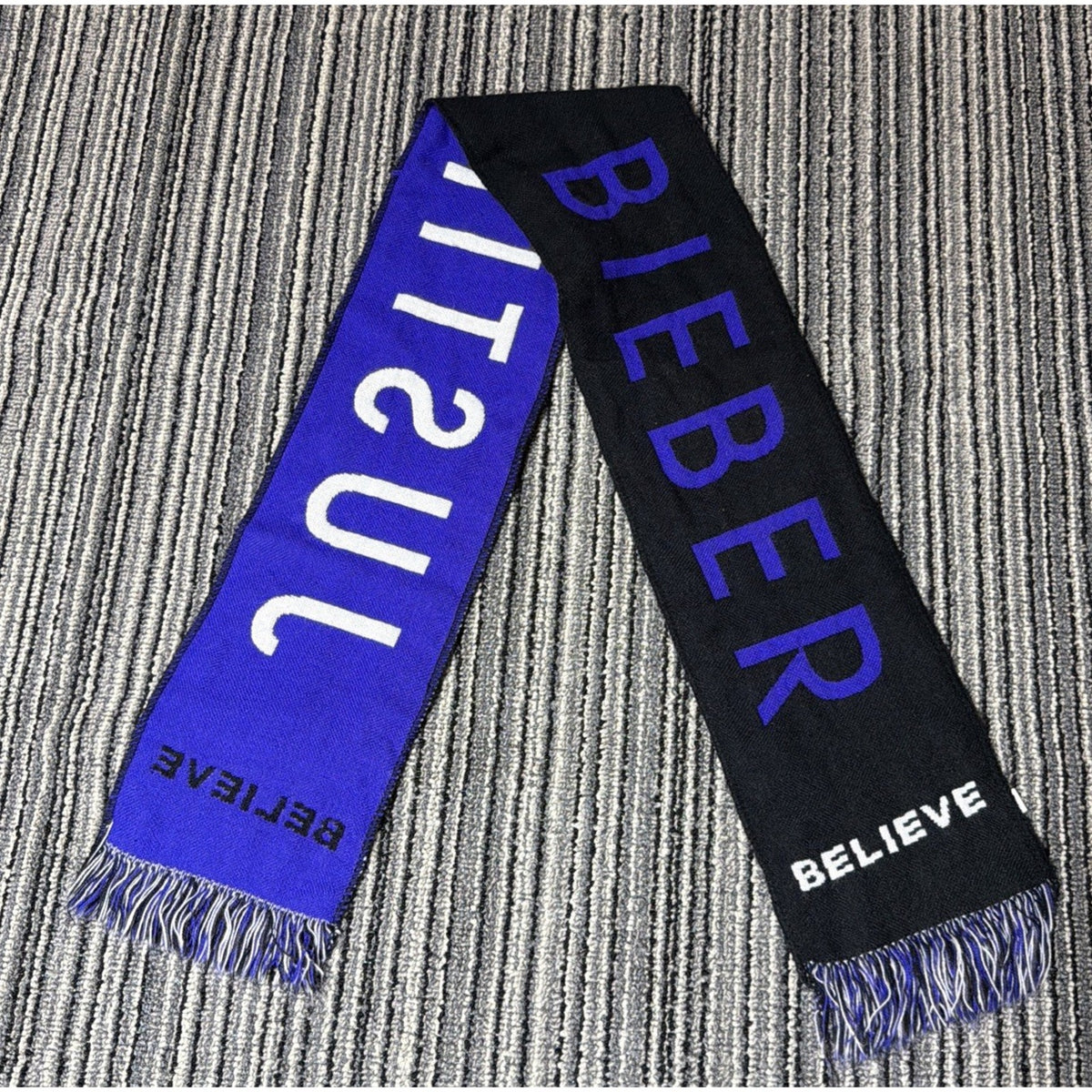 Justin Bieber Believe Tour VIP Scarf 2012-13