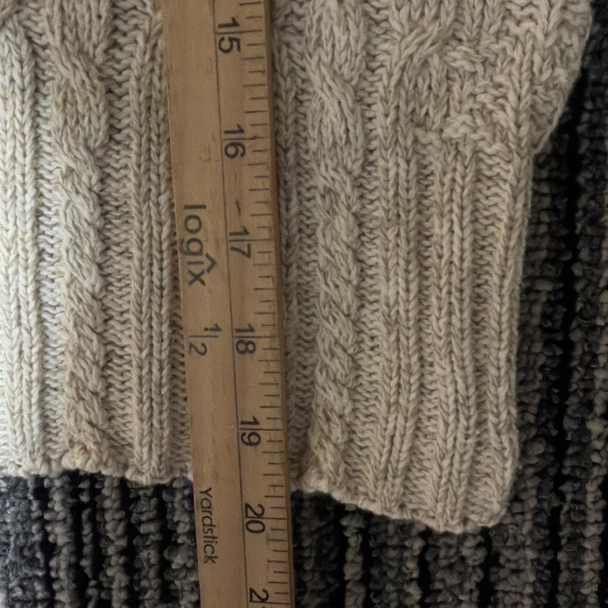 Vintage 80s 955 Originals Turtleneck Sweater Women's Small Preppy Cable Knit