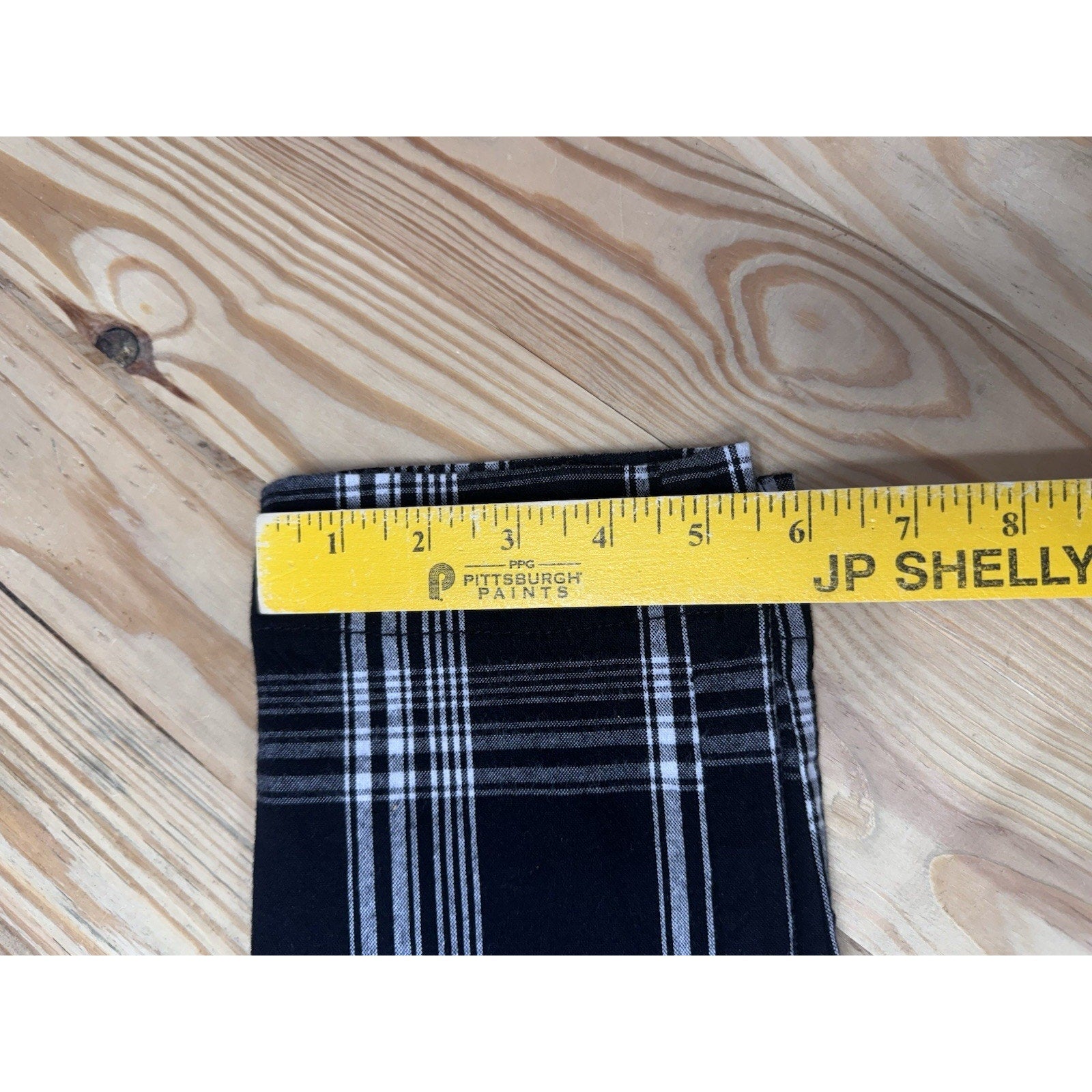Hollister Ultra High Rise Black And White Plaid Stretch Pants Junior’s Size XS