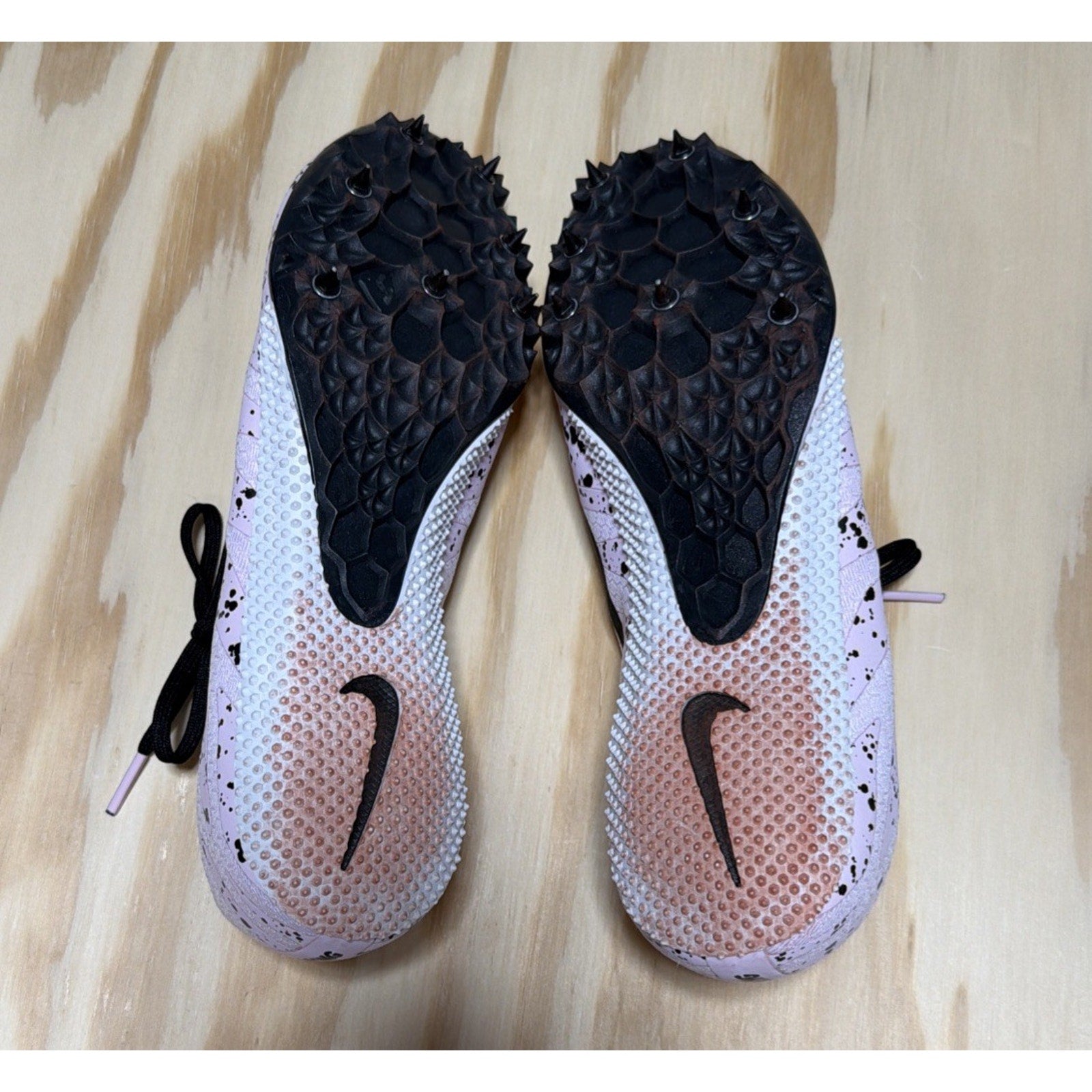 Nike Zoom Rival S 9 Track And Field Shoes 907565-630 Pink Black Womens 9.5 Mint