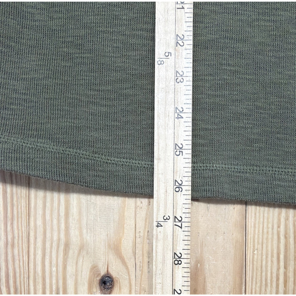 Banana Republic Double Crew Knit Shirt Size L Crewneck Long Sleeve Classic