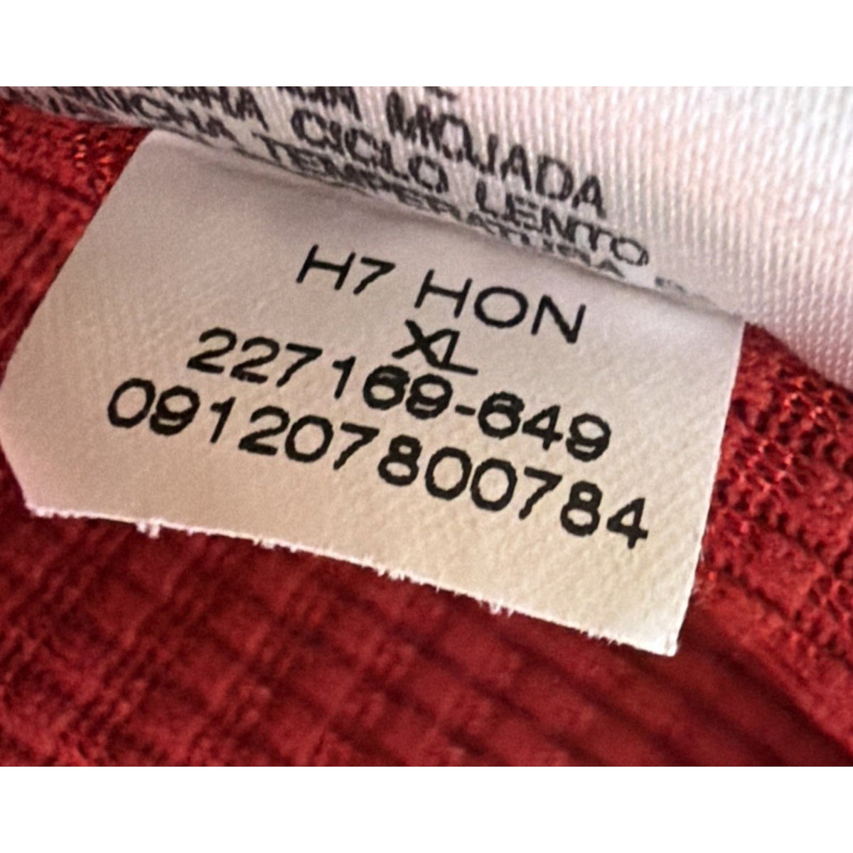 Nike Fit Dry Boys 1/4 Zip Long Sleeve Mock Neck Red/Navy Pullover Sz XL