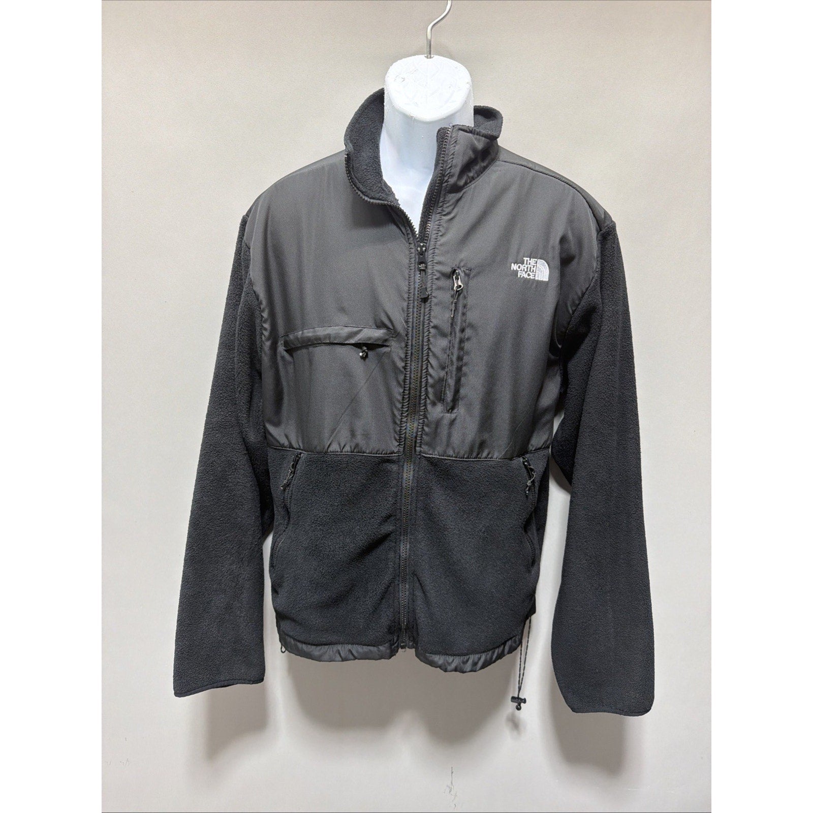 Vintage North Face Denali Zip Up Fleece Jacket Black Size Large