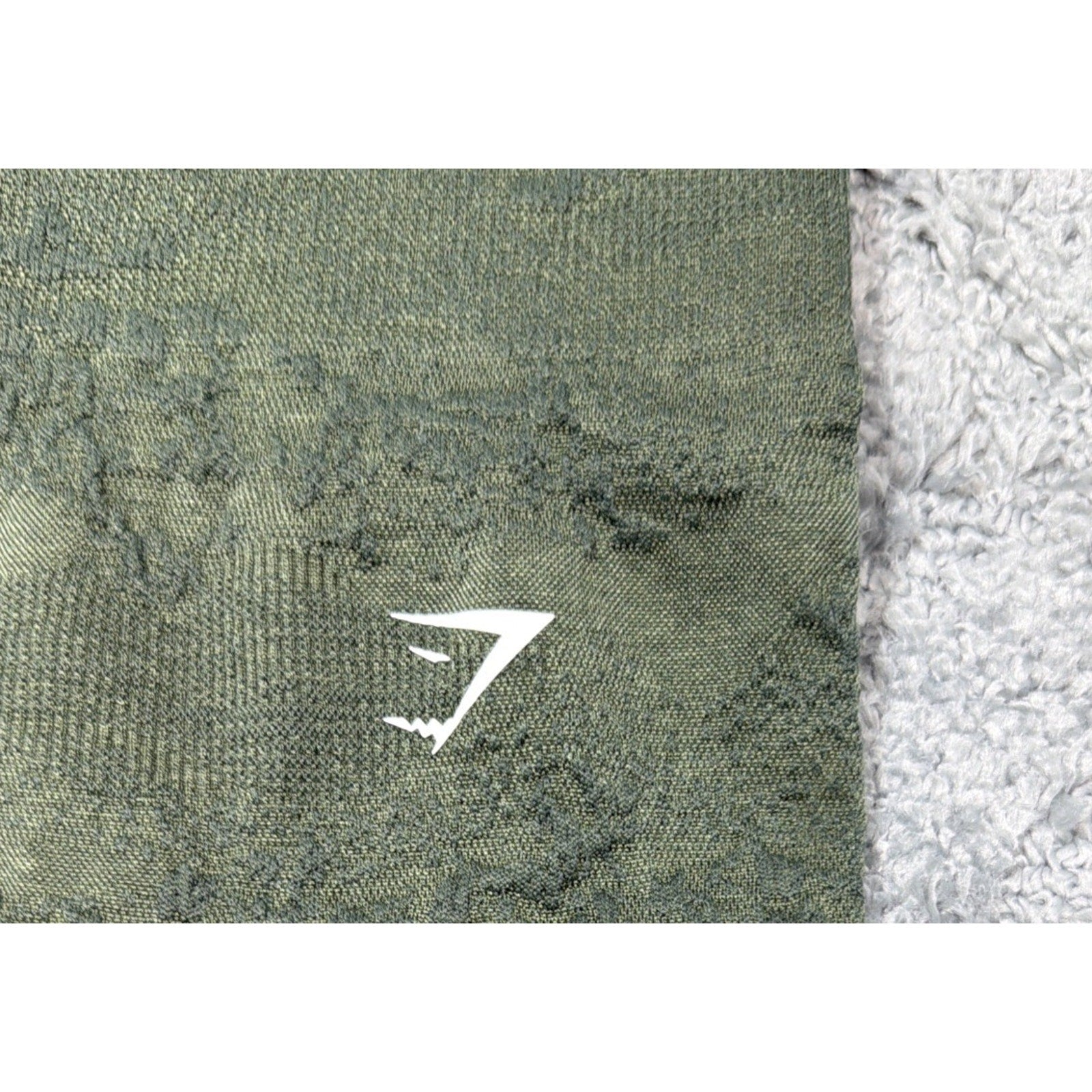 Gymshark Adapt Camo Leggings Women's Size XS Green Compression Logo Athletic