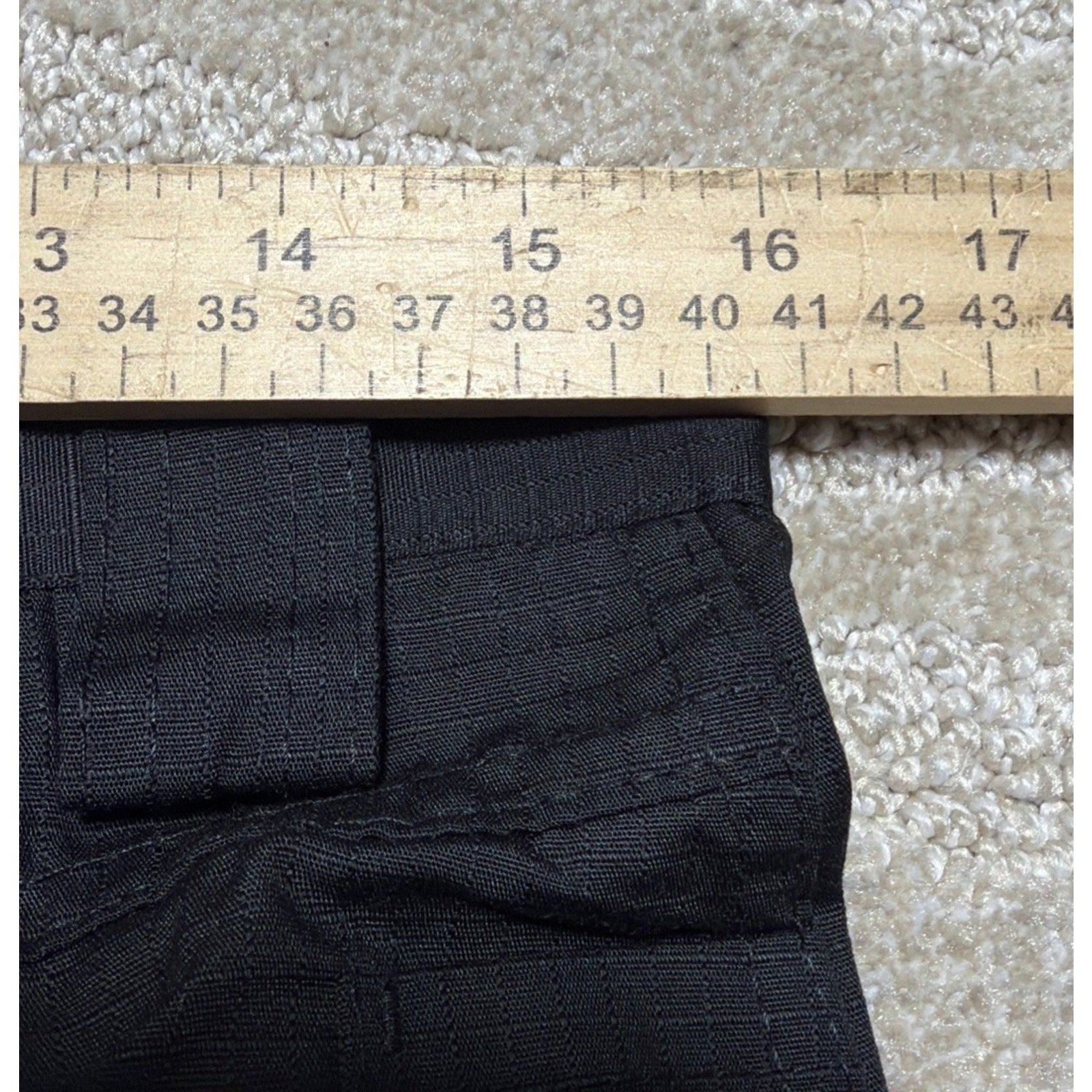 HWB Mens Black Tactical First Remainder Cargo Shorts Size M NWT