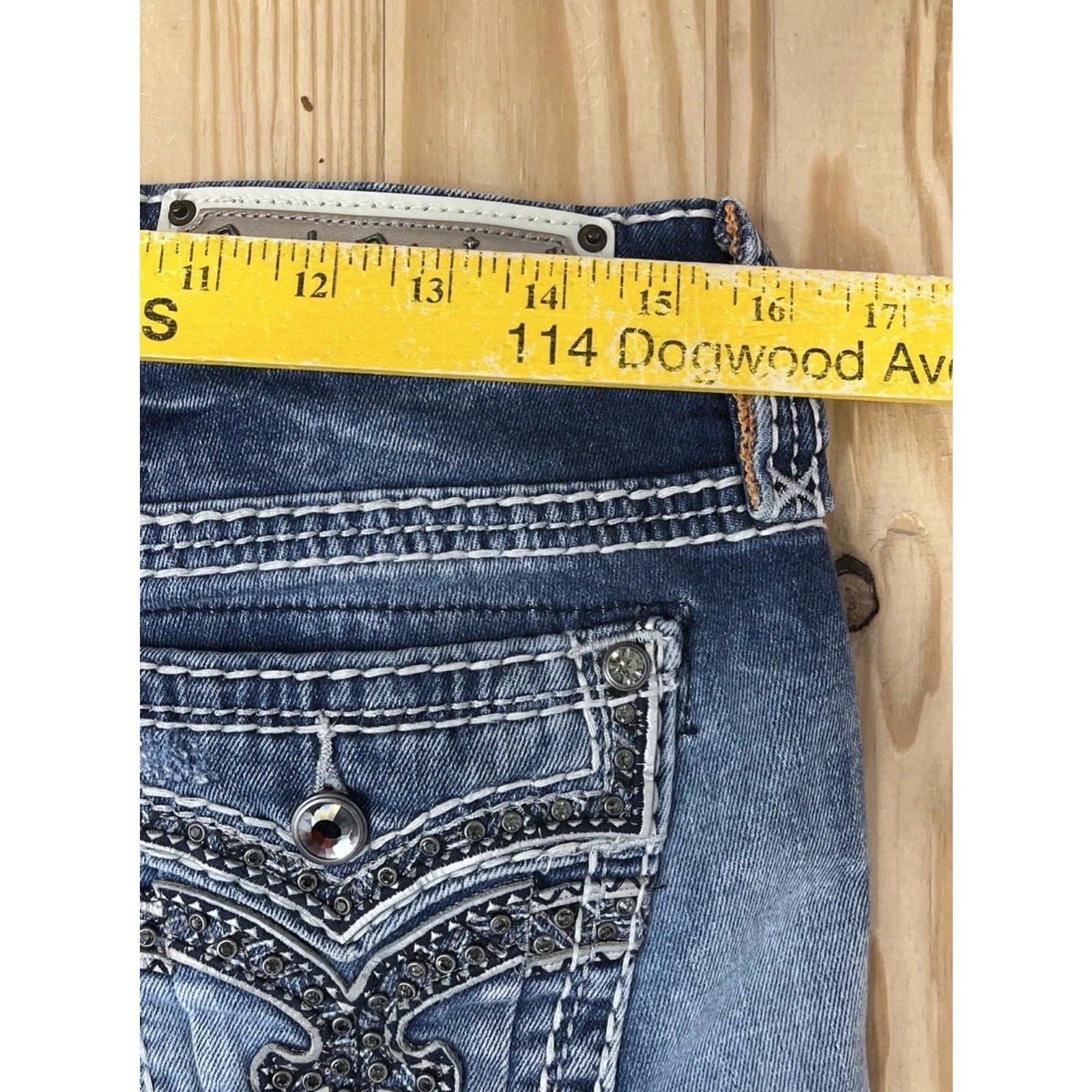 Rock Revival Women's Yanka Mid-Rise Boot Jeans Size 29