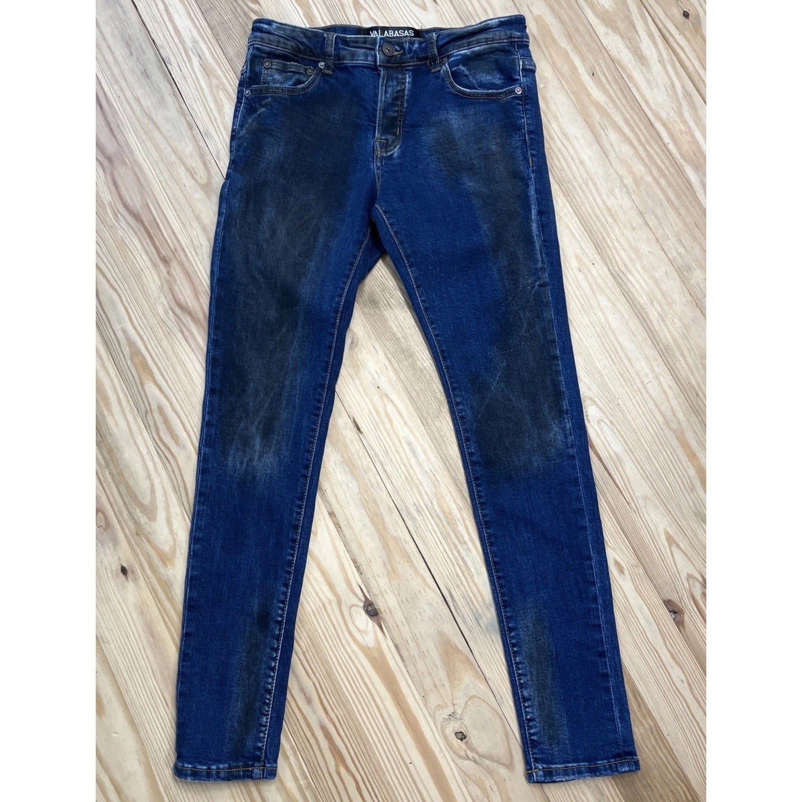 Valabasas Skinny Fit Denim Jeans Mr. Flex Mens 30 EUC