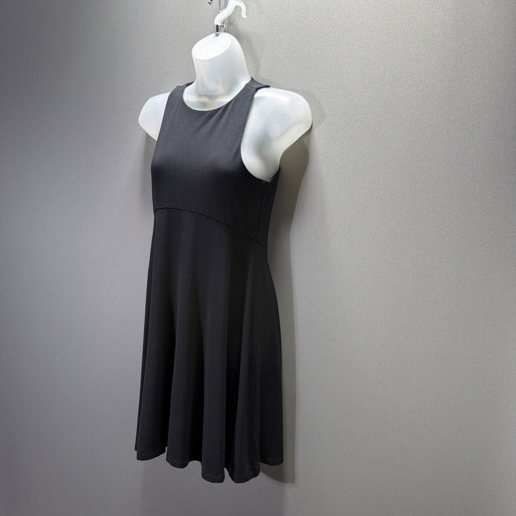 ATHLETA WOMEN'S Black SLEEVELESS SANTORINI THERA DRESS PETITES Sz XSP