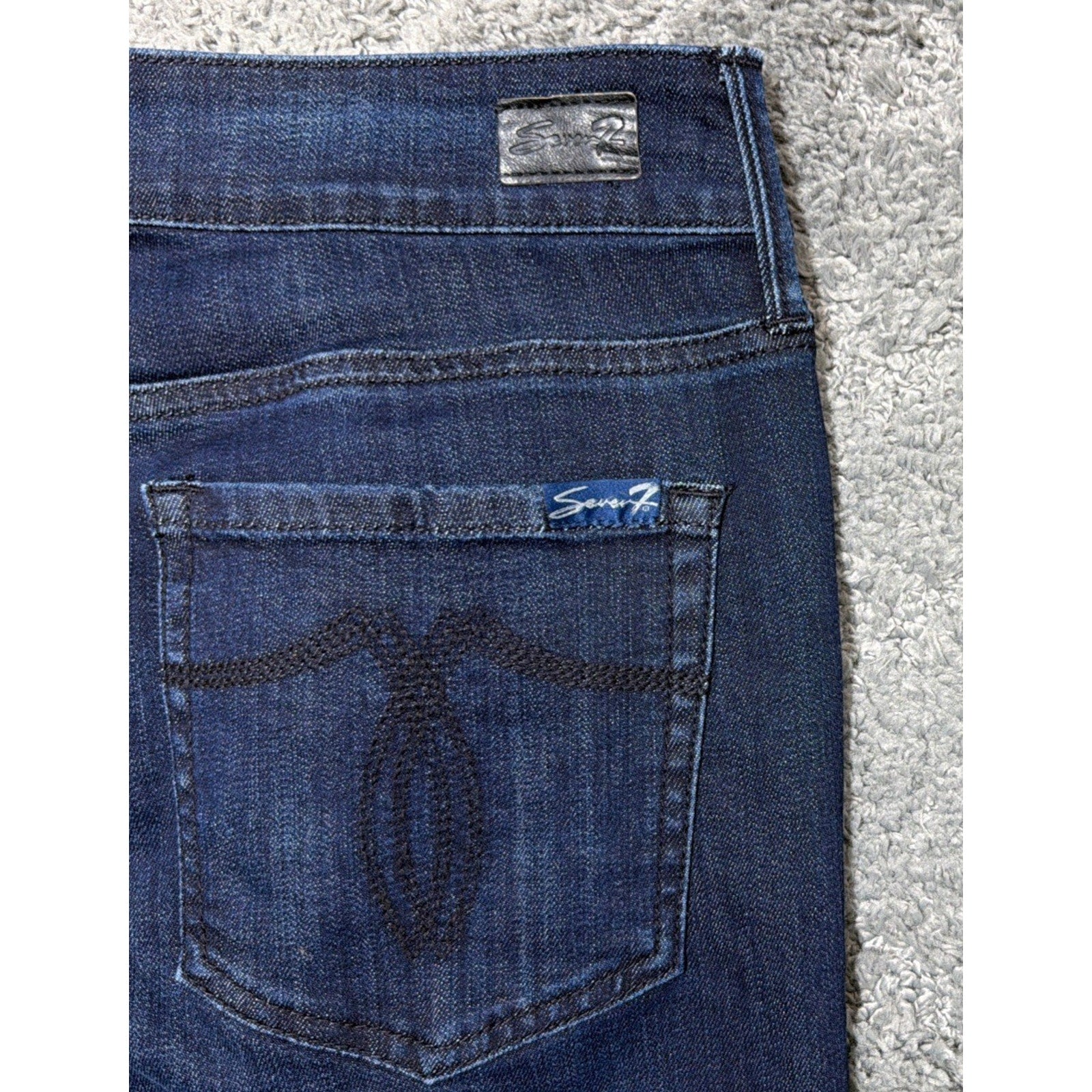 Seven Jeans Bella High Rise Wide Leg Denim Jeans Woman’s Size 8 31x32