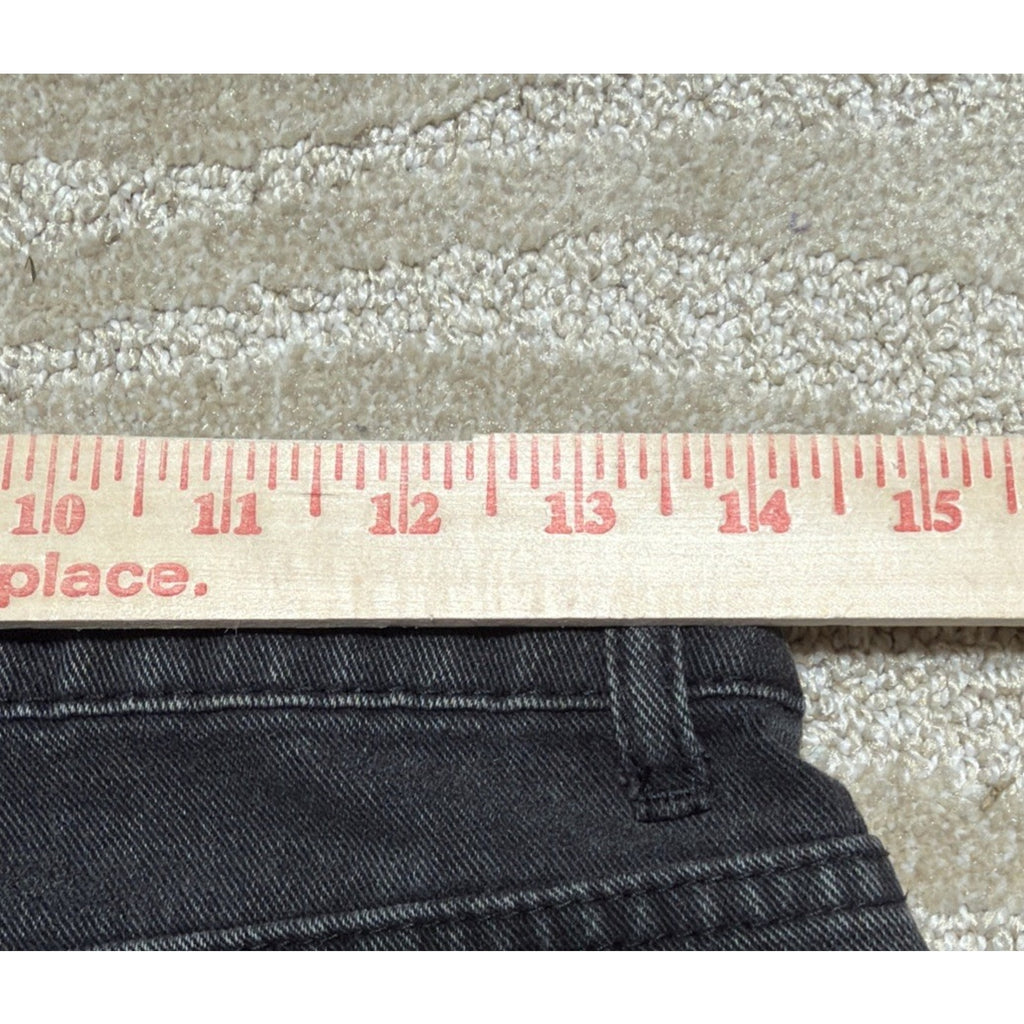 J FOR JUSTIFY Y2K Black Wide Leg Baggy Jeans Size 1 28x29