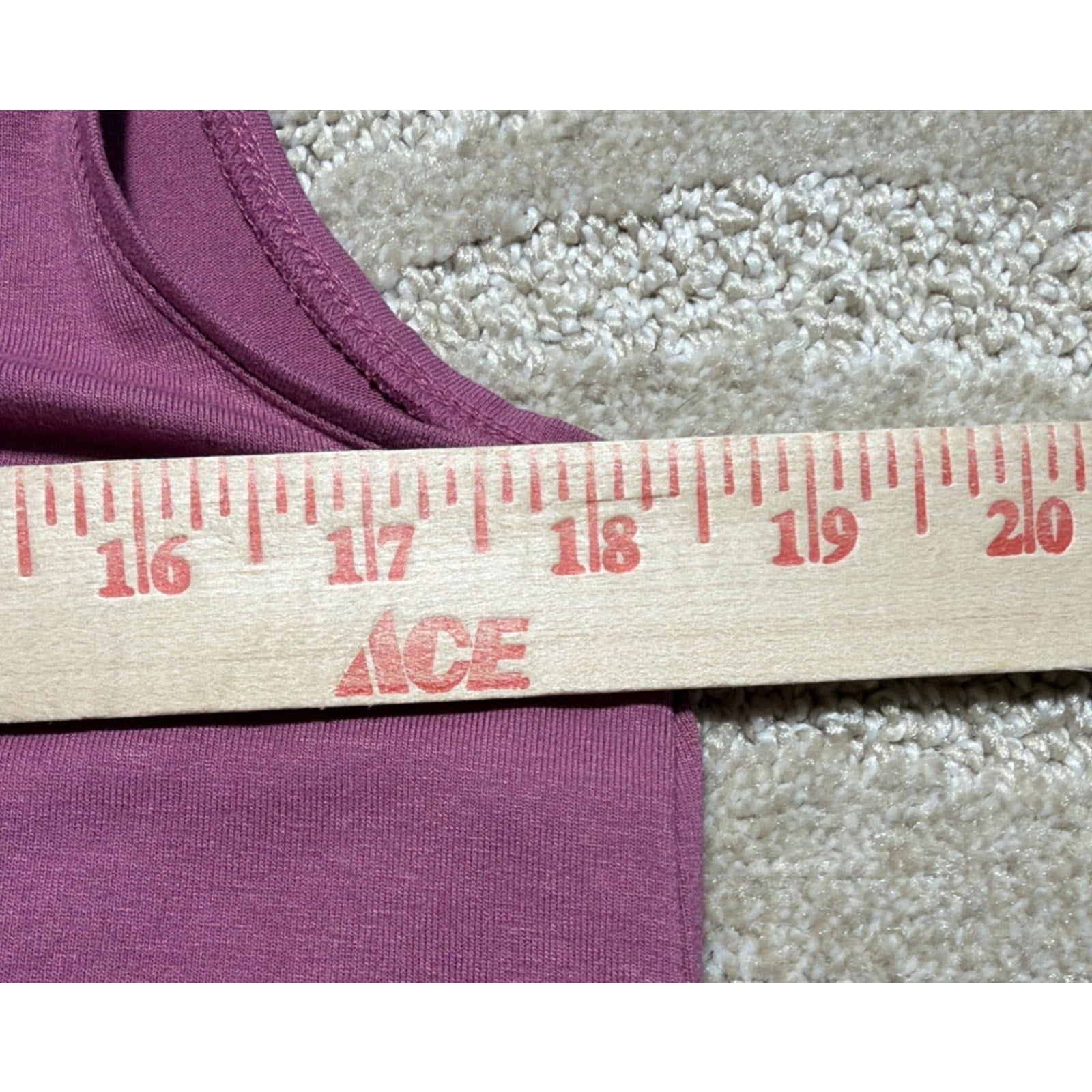 JM Collection NWT Tank Red Violet Size Med Rayon Super Stretch