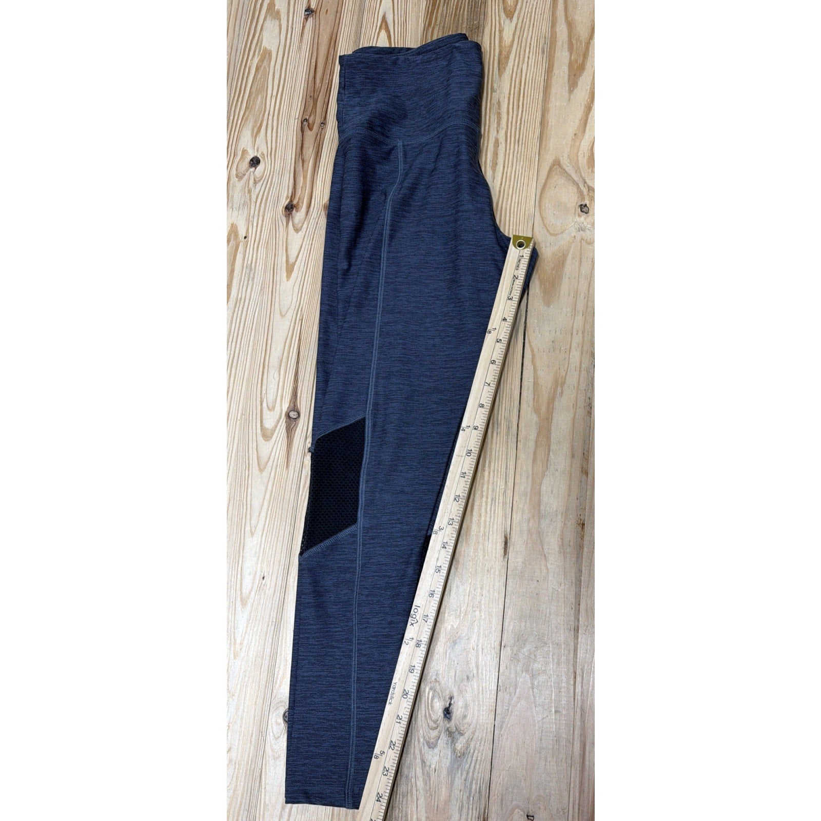 Victoria's Secret Pink Ultimate High-Waist Ankle Legging Gray Mesh Size Medium