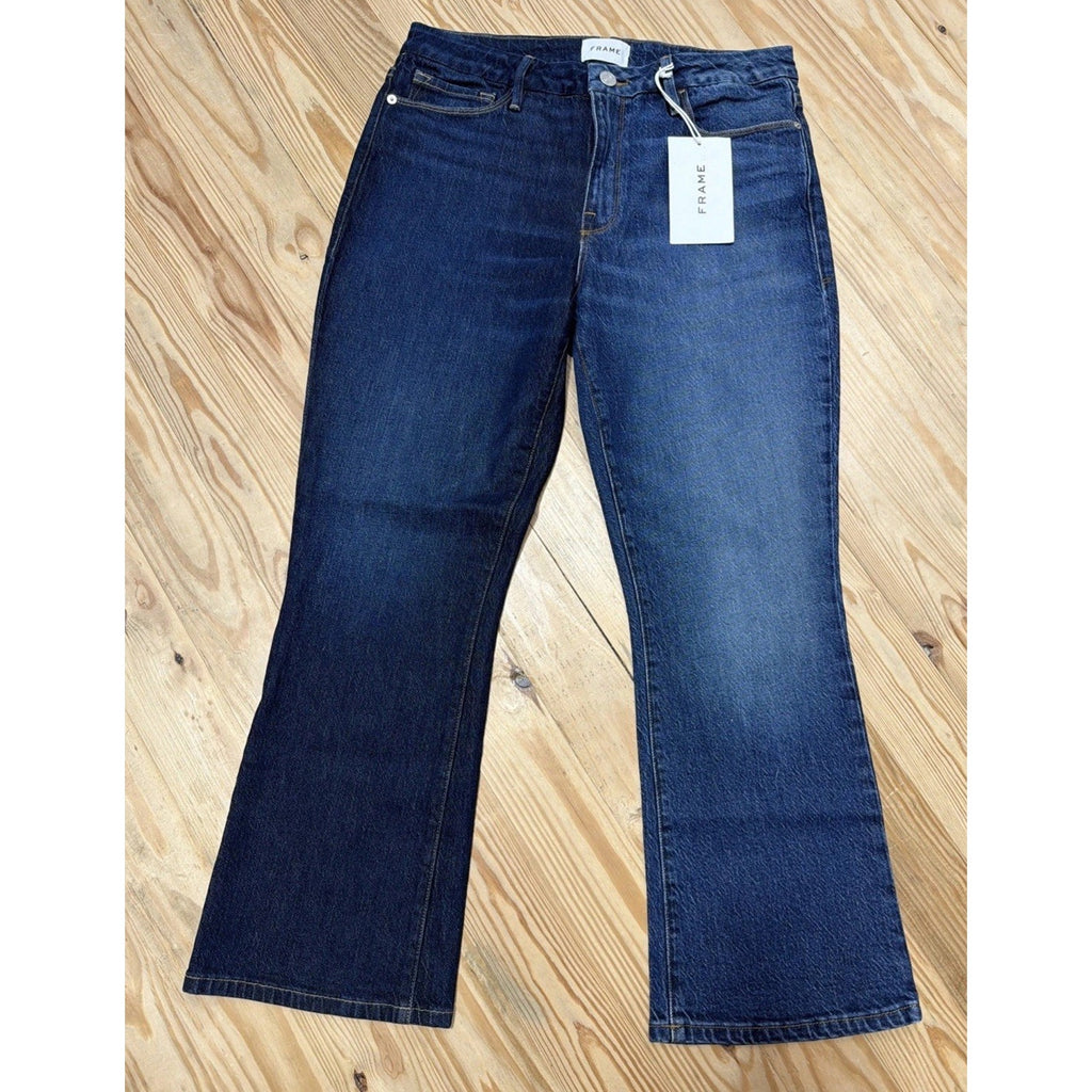 Frame Le Crop Mini Boot Denim Jeans Mid Rise Size 30