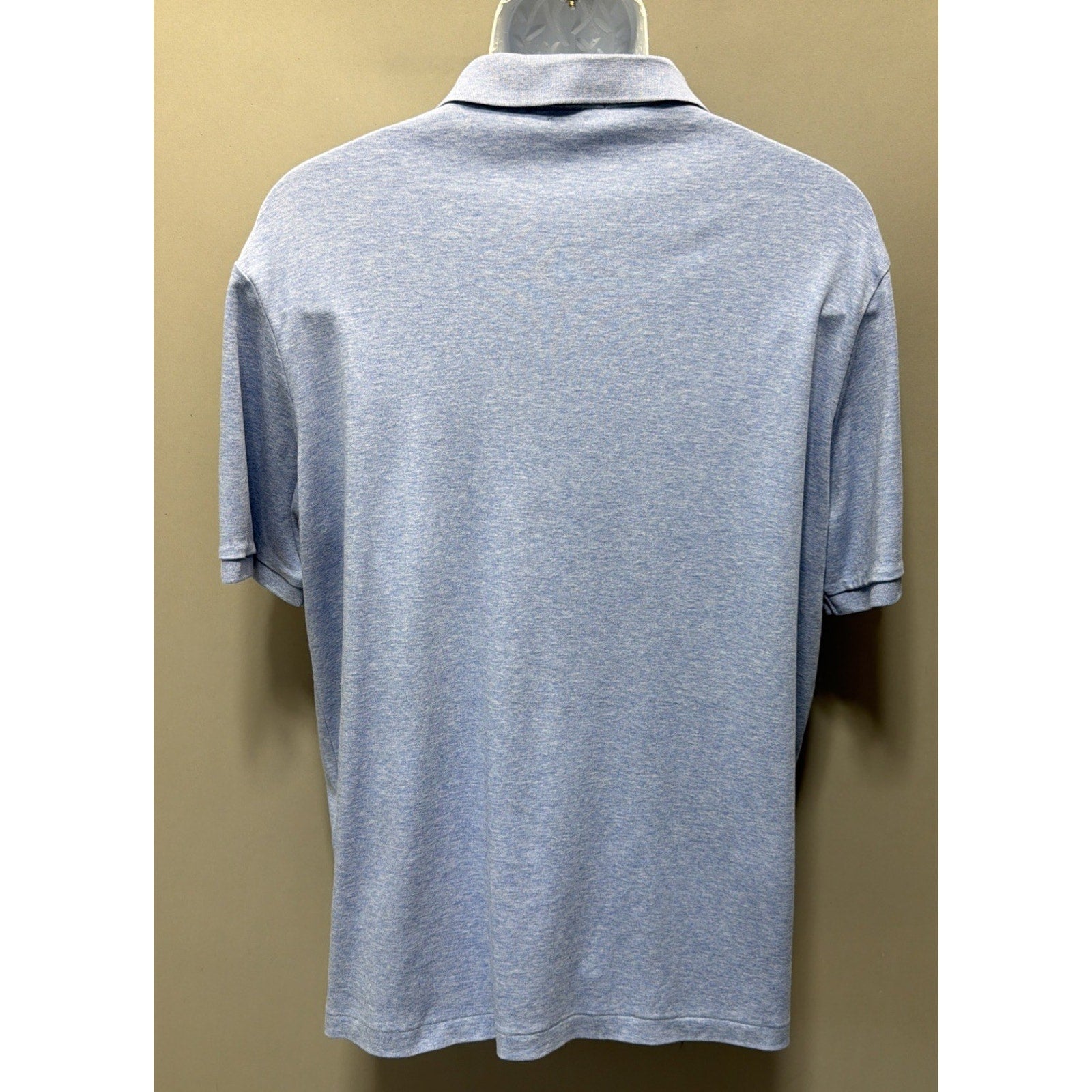 Polo Ralph Lauren Classic Fit Short Sleeve Cotton Polo Shirt (Men's Large) Blue