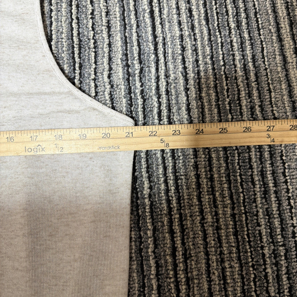 Southern Shirt Co Tank Top Womens Size XL Heather Tan Knit Linen Blend Stretch