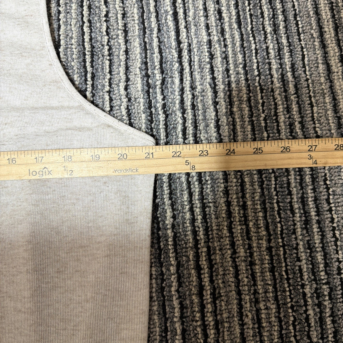 Southern Shirt Co Tank Top Womens Size XL Heather Tan Knit Linen Blend Stretch