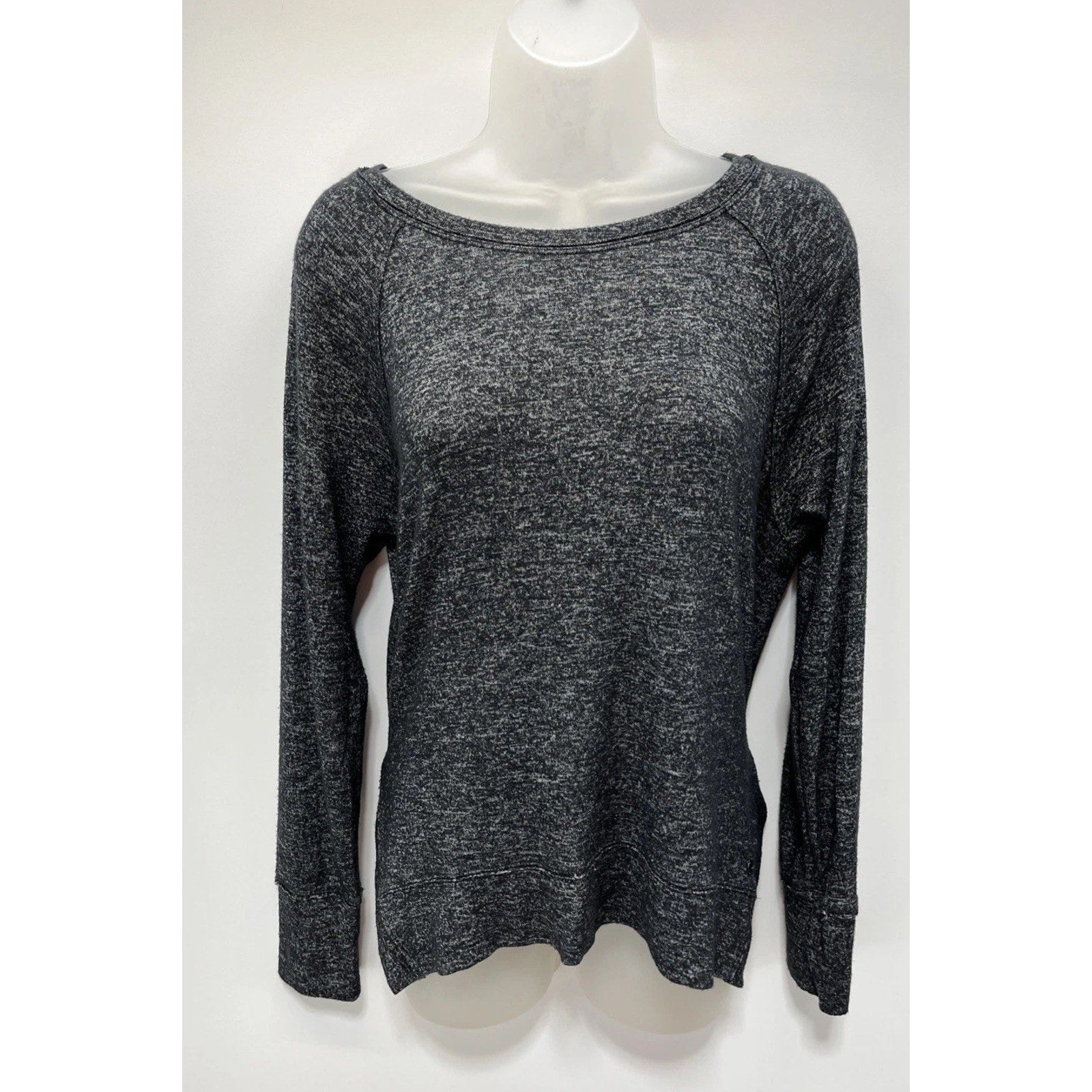 Calvin Klein Performance Quick Dry Top Charcoal Gray Athletic Fleece M