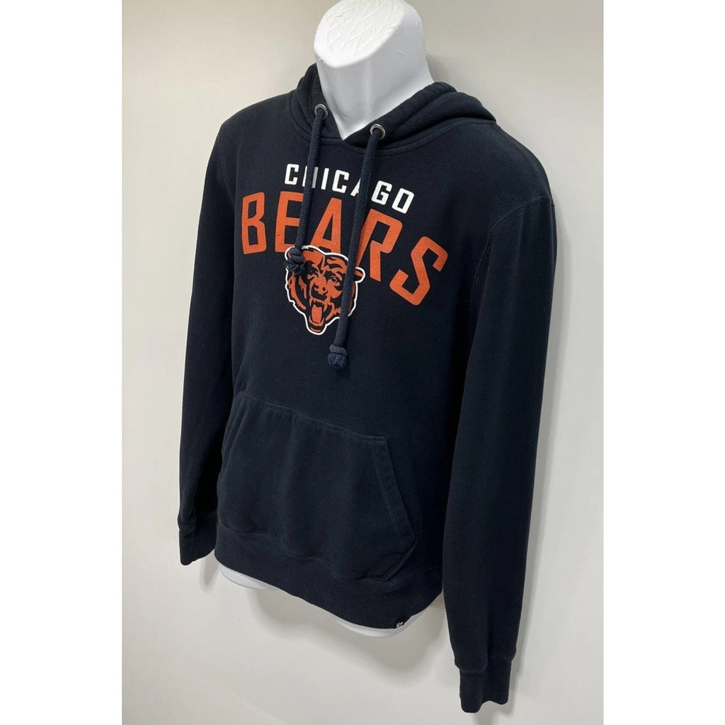 NFL Chicago Bears '47 Brand French Terry Striker Applique Hooded Sweatshirt M