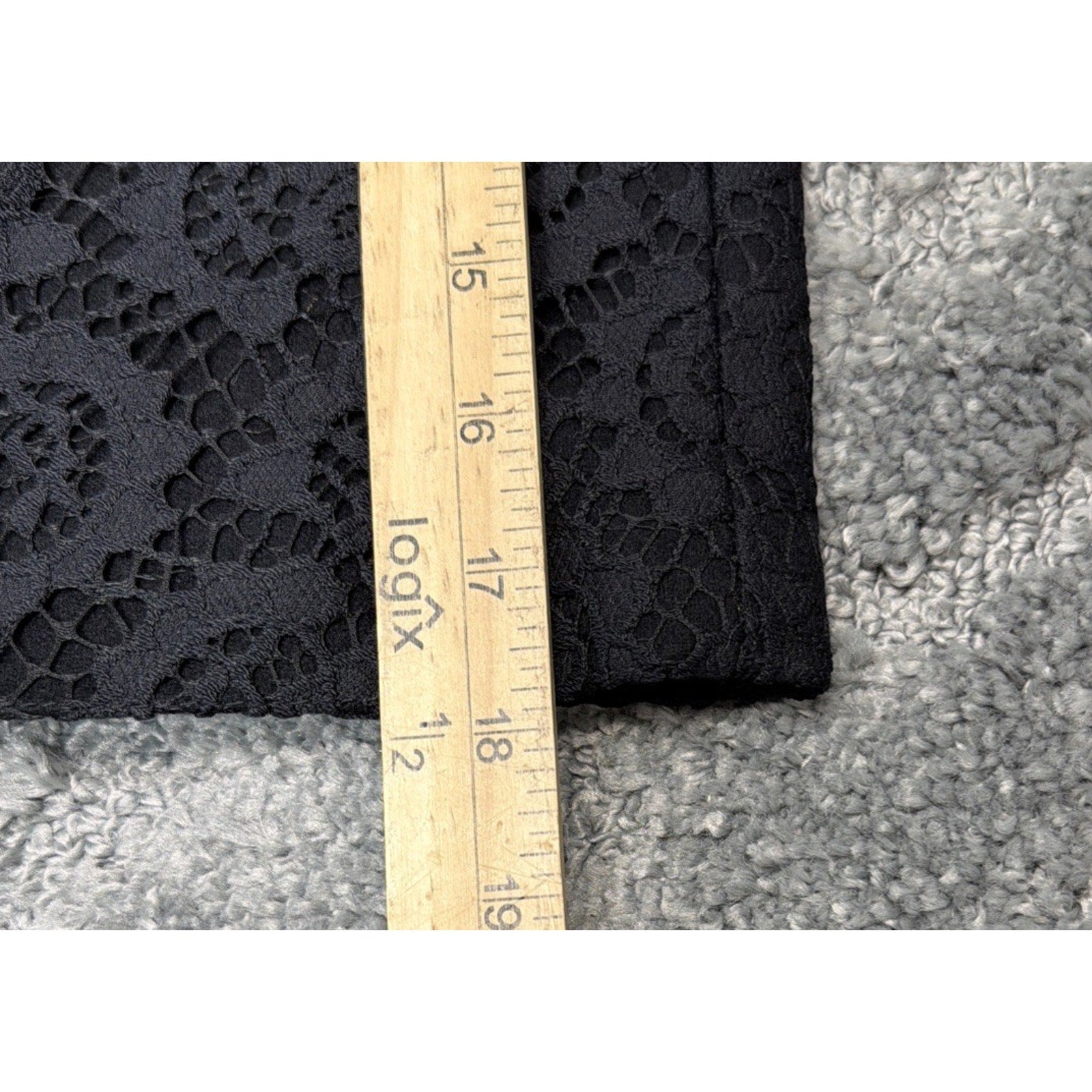 Madewell Mini Skirt Womens 14 Lace Asymmetrical Wool Blend E5096 Dark Romance