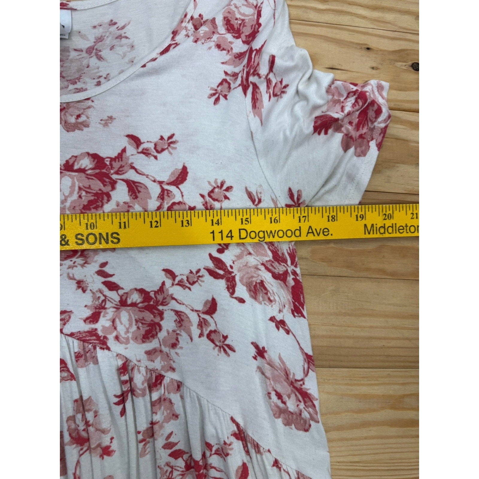 Agnes & Dora Women's Floral Round Neck Short Sleeve Joplin Sway Dress Size PS