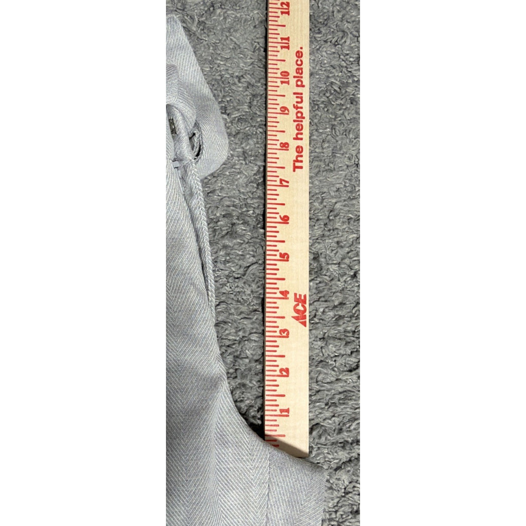 Banana Republic Womens 4 Avery Herringbone Tie Waist Tailored Ankle Pants