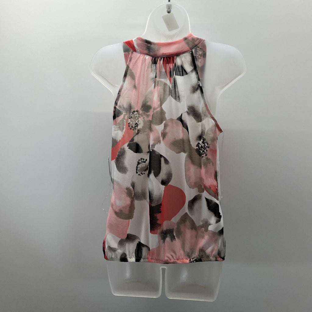 NWT INC International Concepts Women's Spring Romance Rose Petal Print Top Sz. M