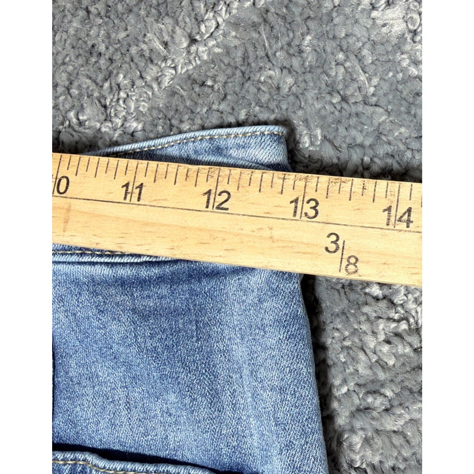 Wishlist Medium Wash High Waisted Super Flare Leg Jean Size M 26x32