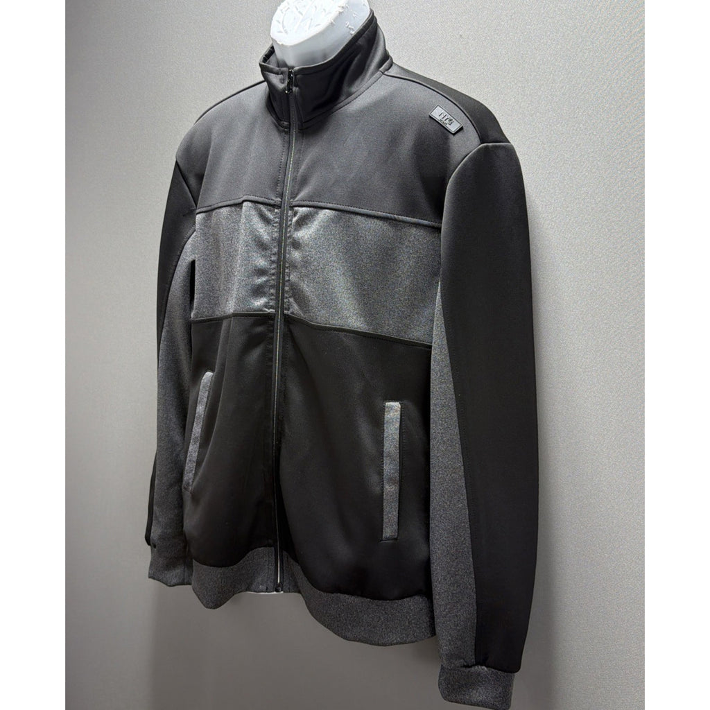 NYC Sport Track Bomber Running Jacket Men's Size L Stretch