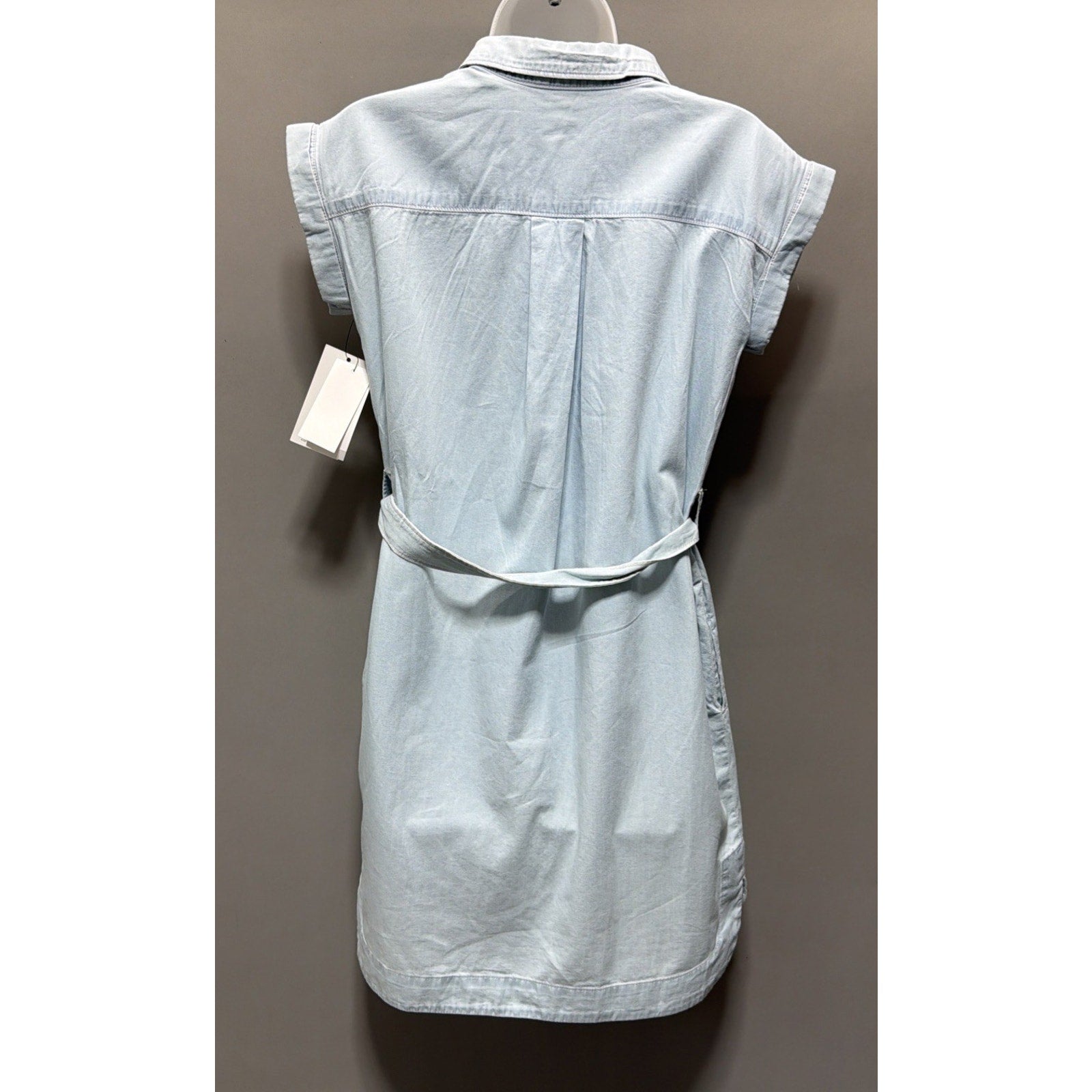 New Calvin Klein Girl's Juniors Chambray Denim Shirt Dress Size XL/16 NWT